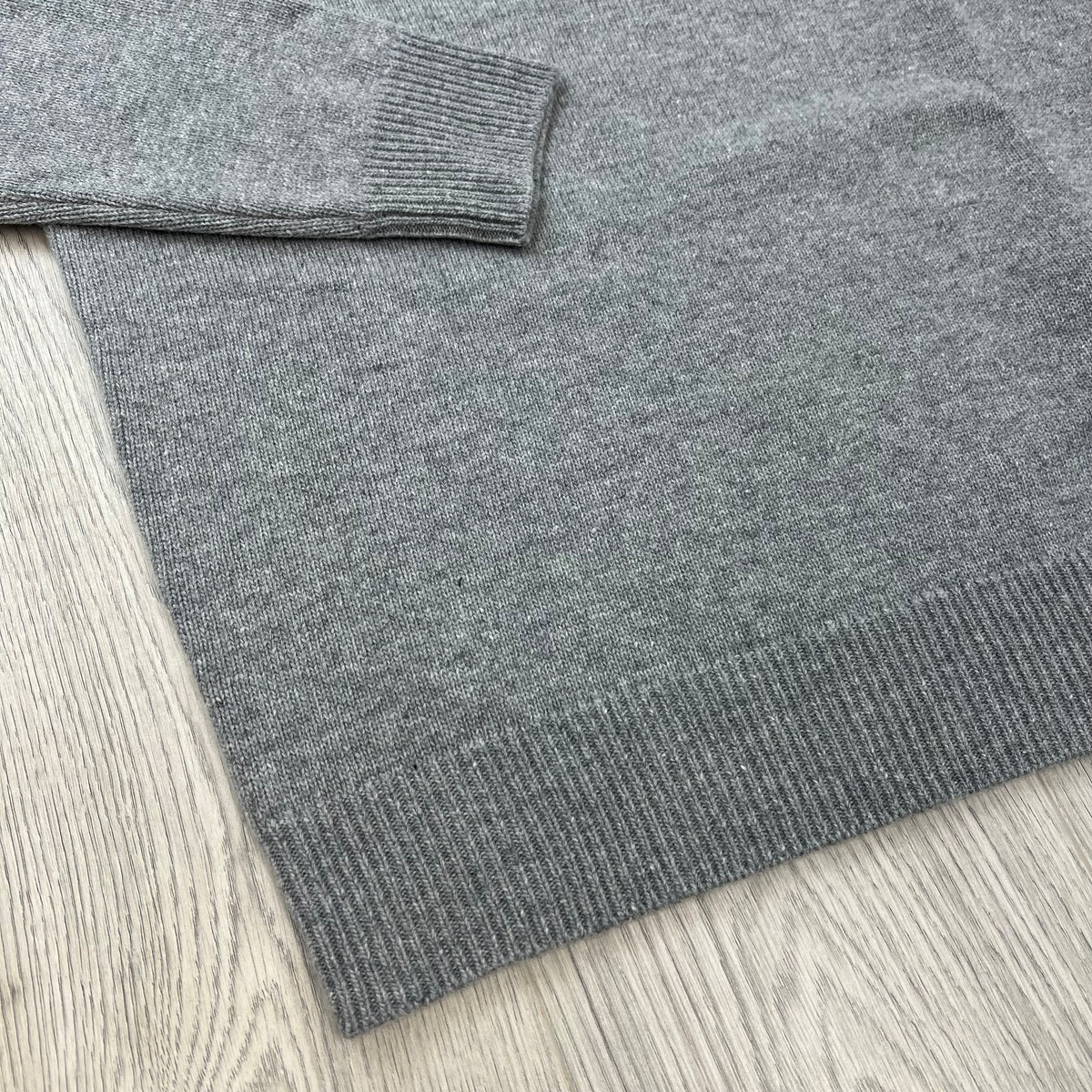 Stone Island Lambswool Knit Sweatshirt - Grey Melange