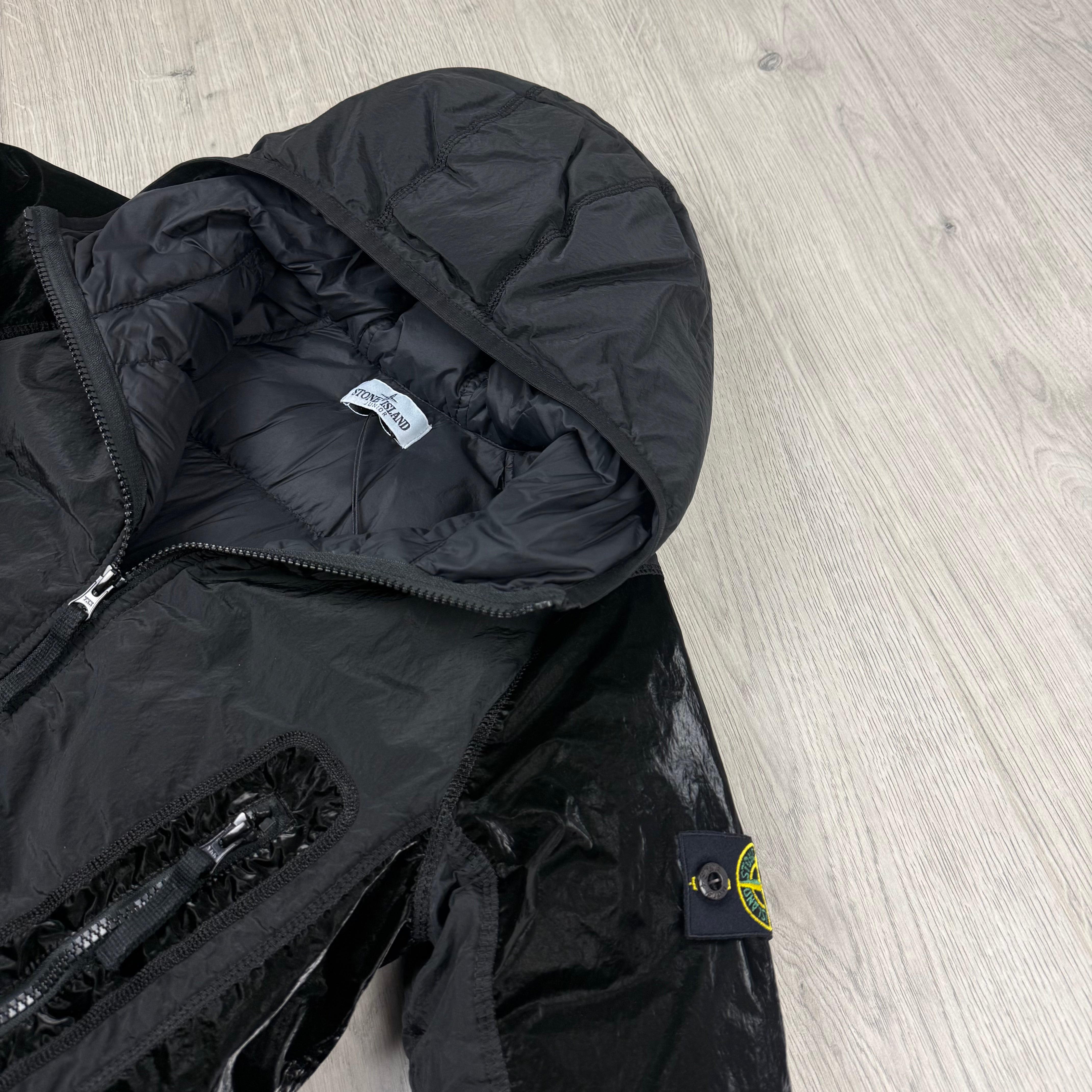 Stone Island Junior Metal Down Jacket - Black