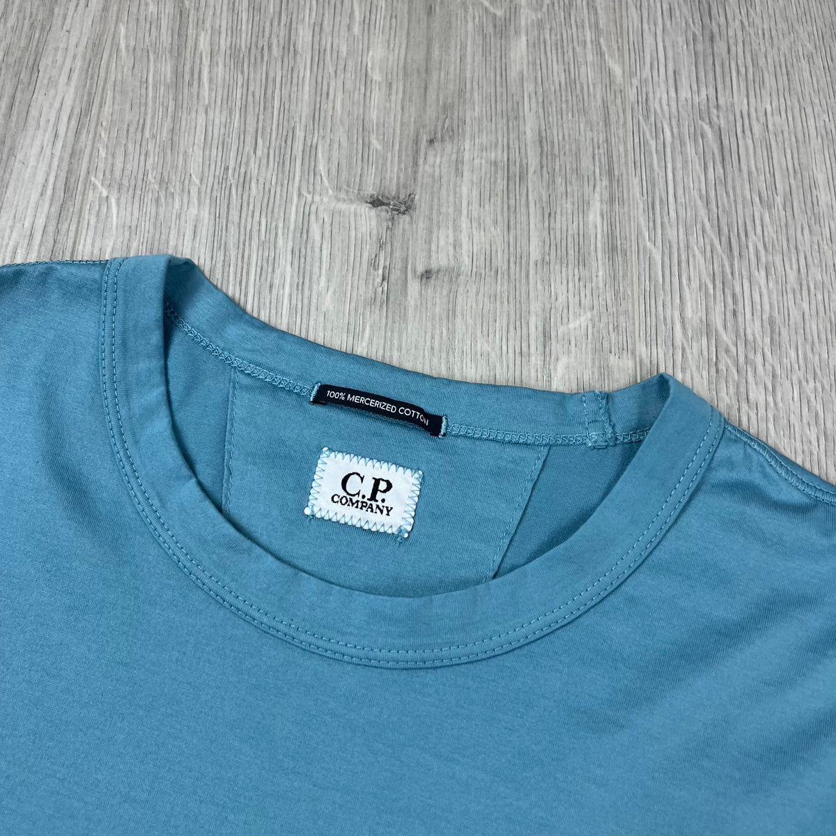 CP Company Patch T-Shirt - Aegean Blue