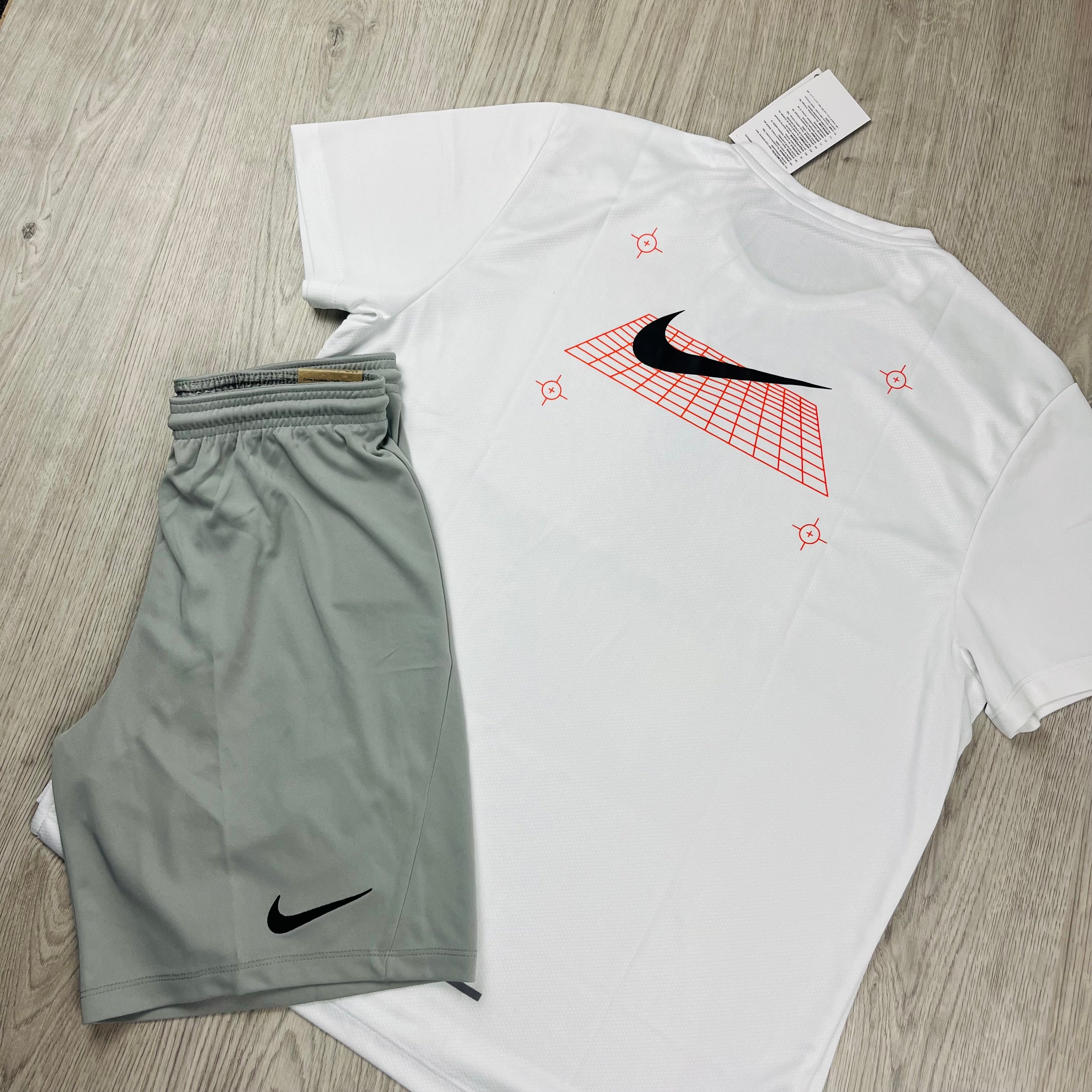 Nike Miler Set - White/Grey