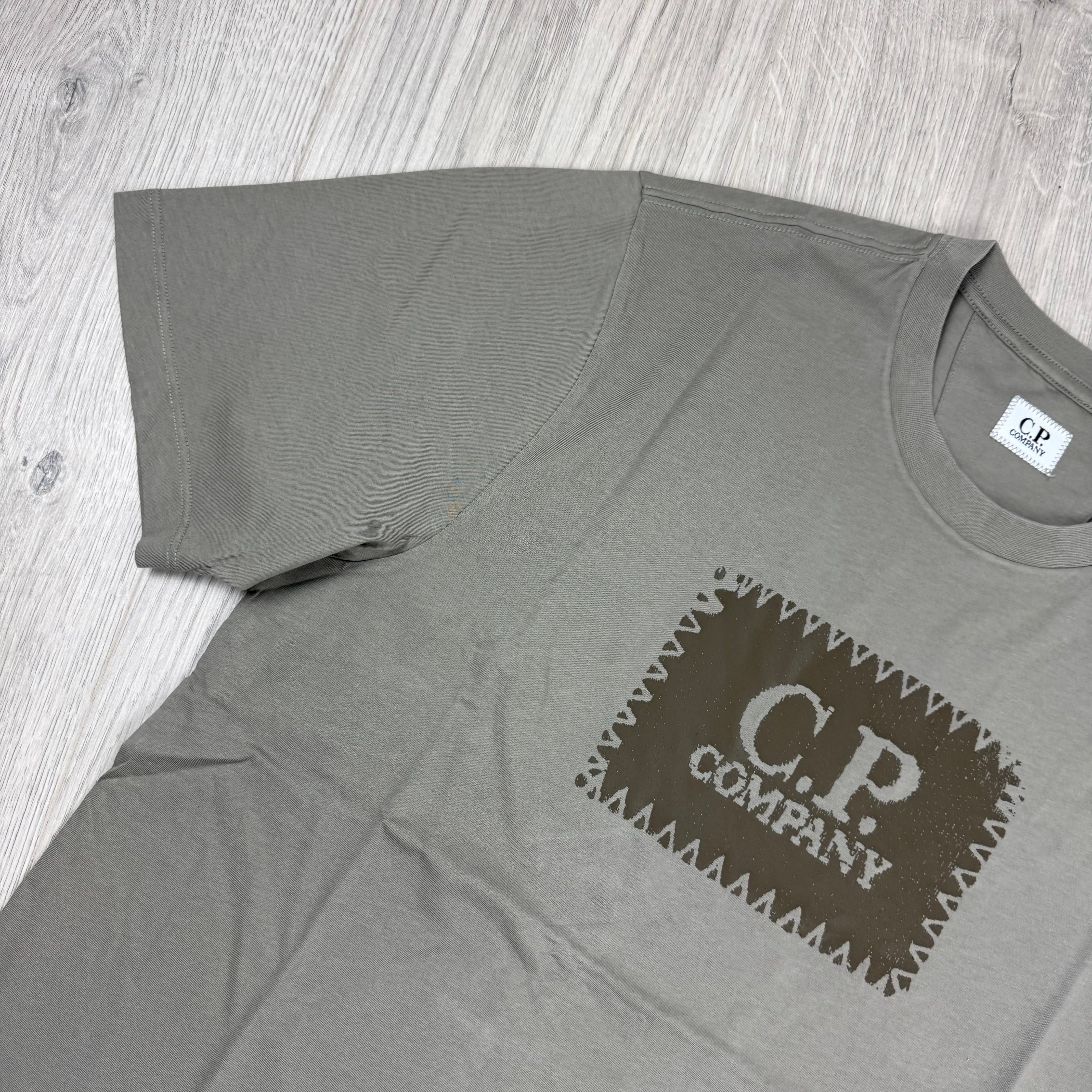 CP Company Stamp T-Shirt - Fallen Rock