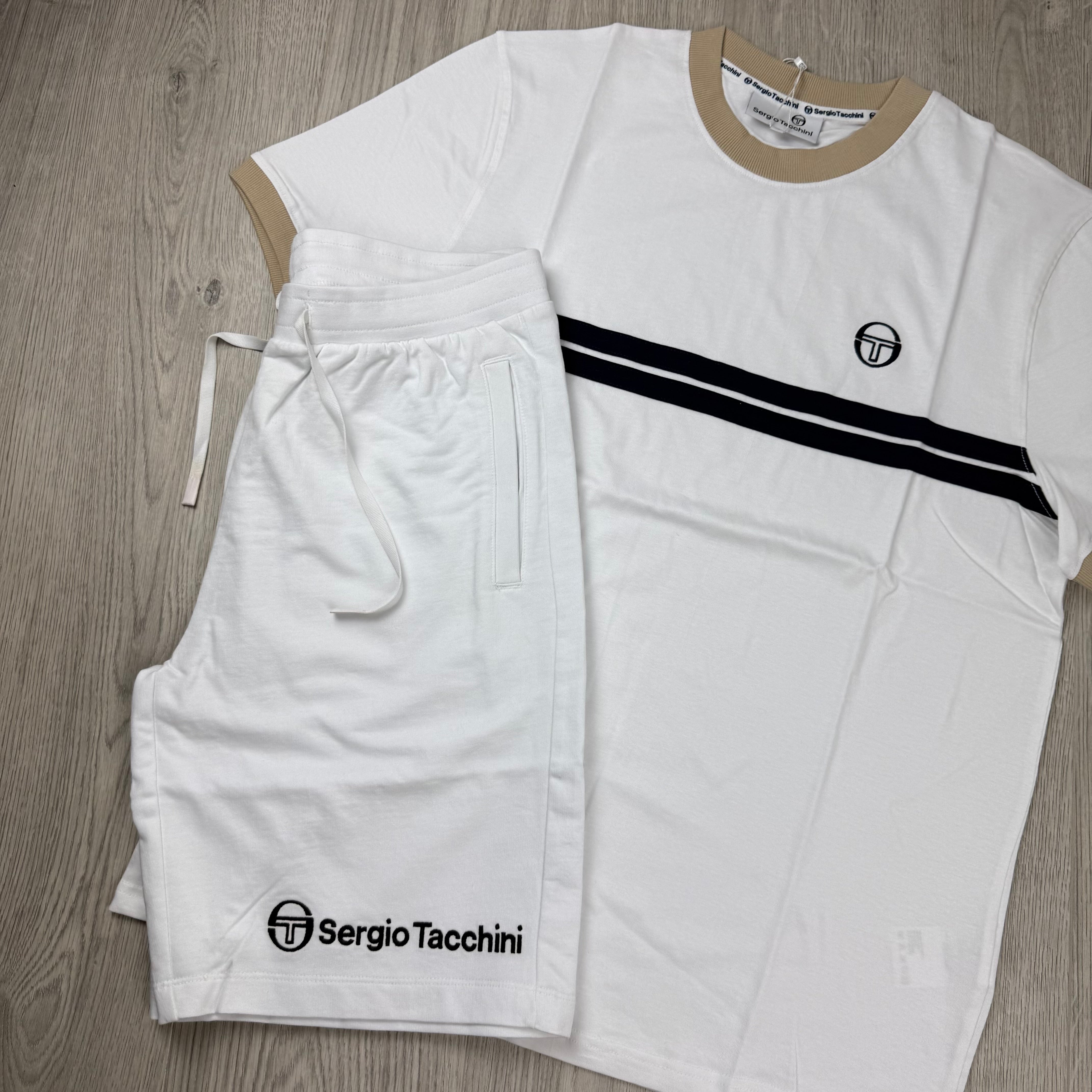 Sergio Tacchini 'Supermac' Set - White
