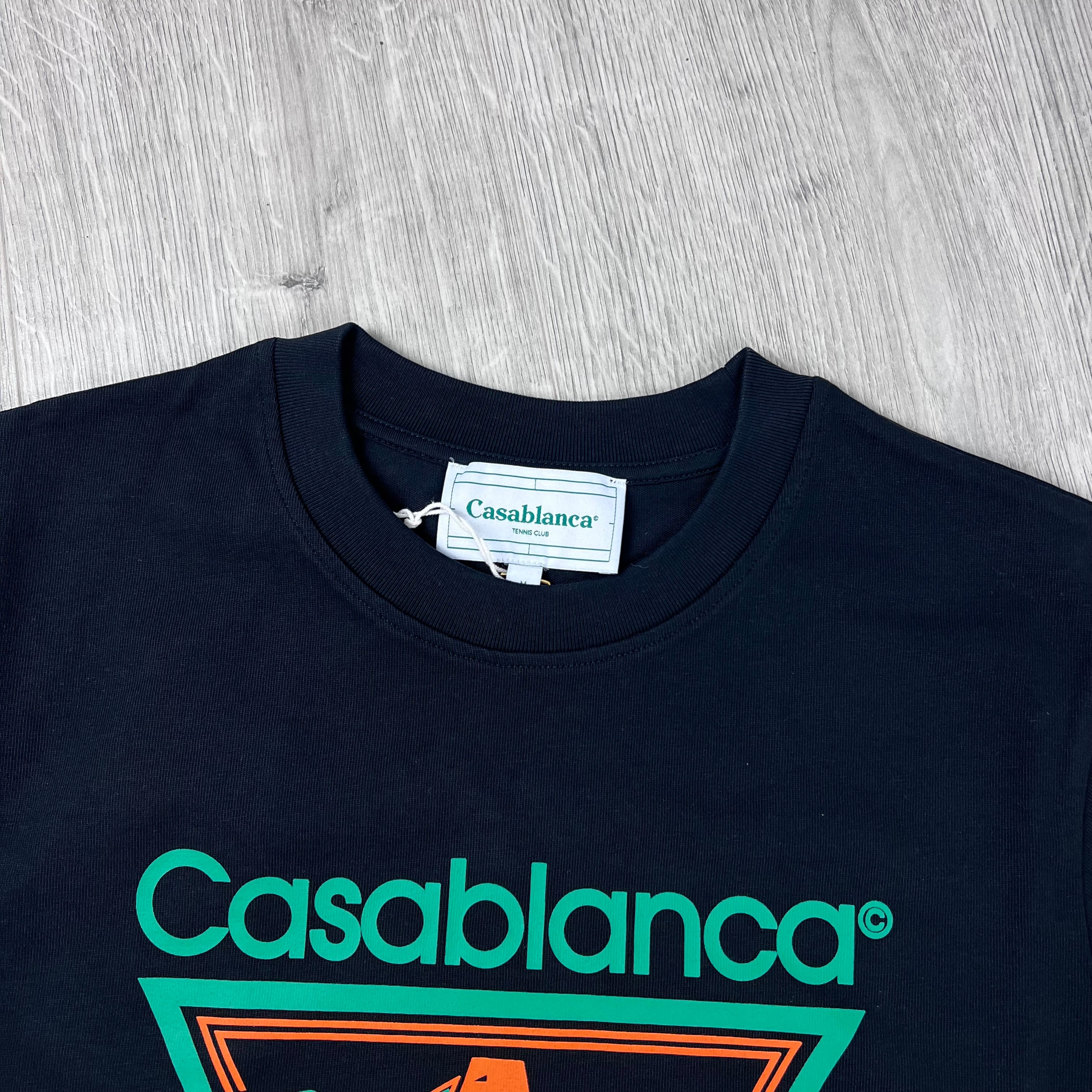 Casablanca 'Playful Eagle' T-Shirt - Black