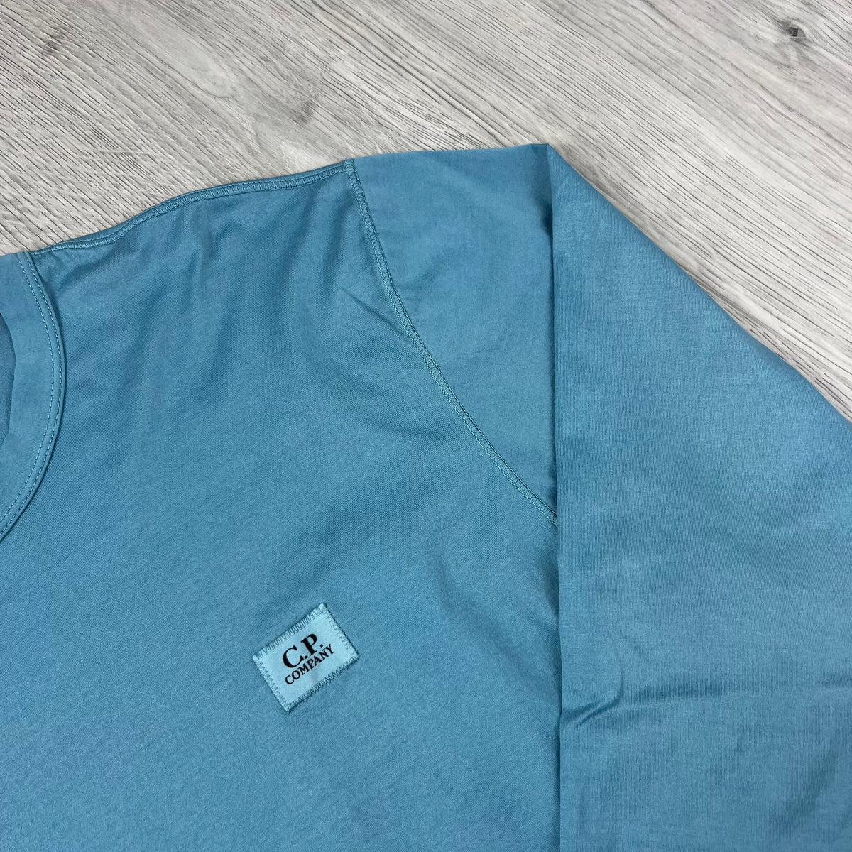 CP Company Patch T-Shirt - Aegean Blue