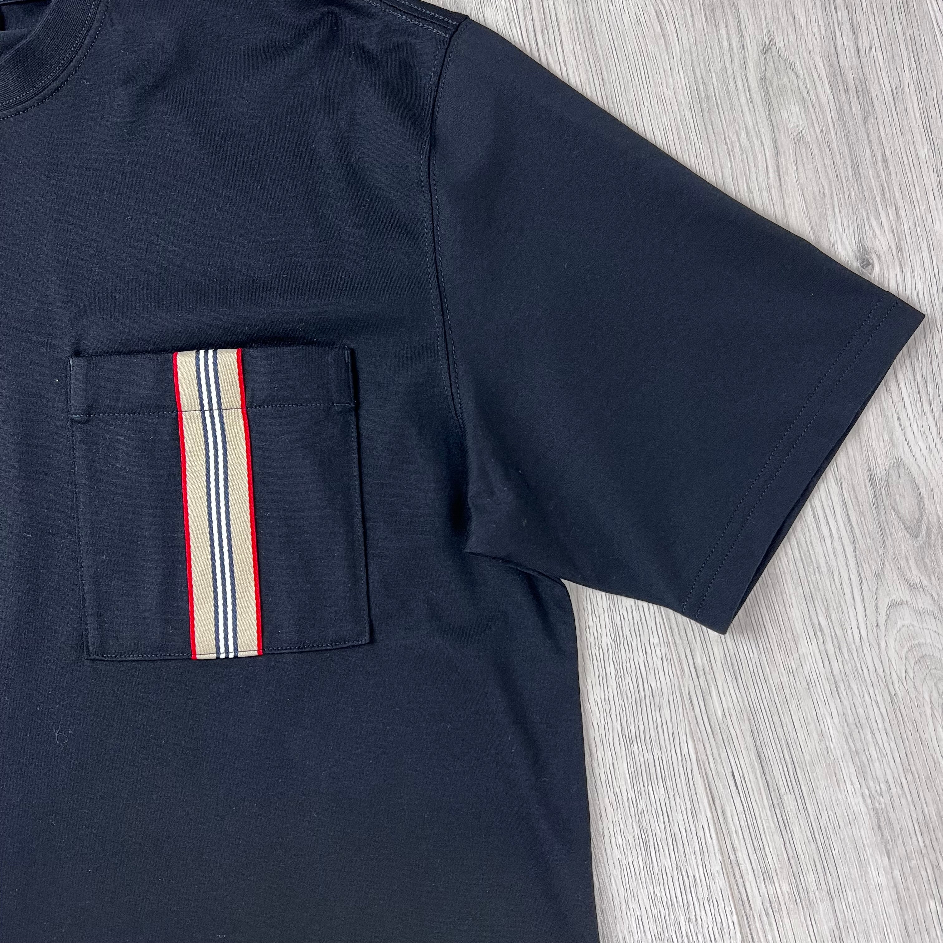 Burberry Striped T-Shirt - Black