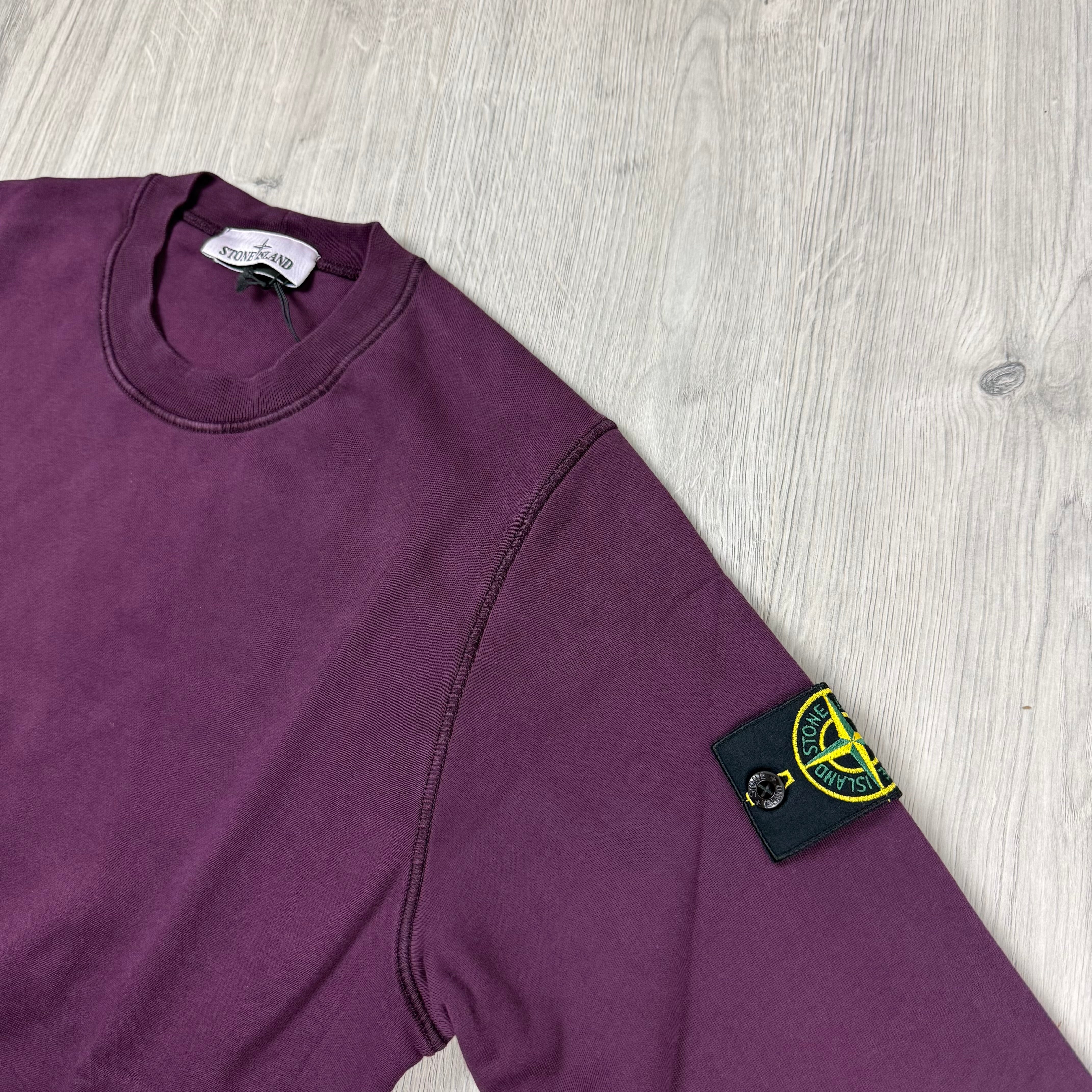 Stone Island Dyed Sweatshirt - Amaranth