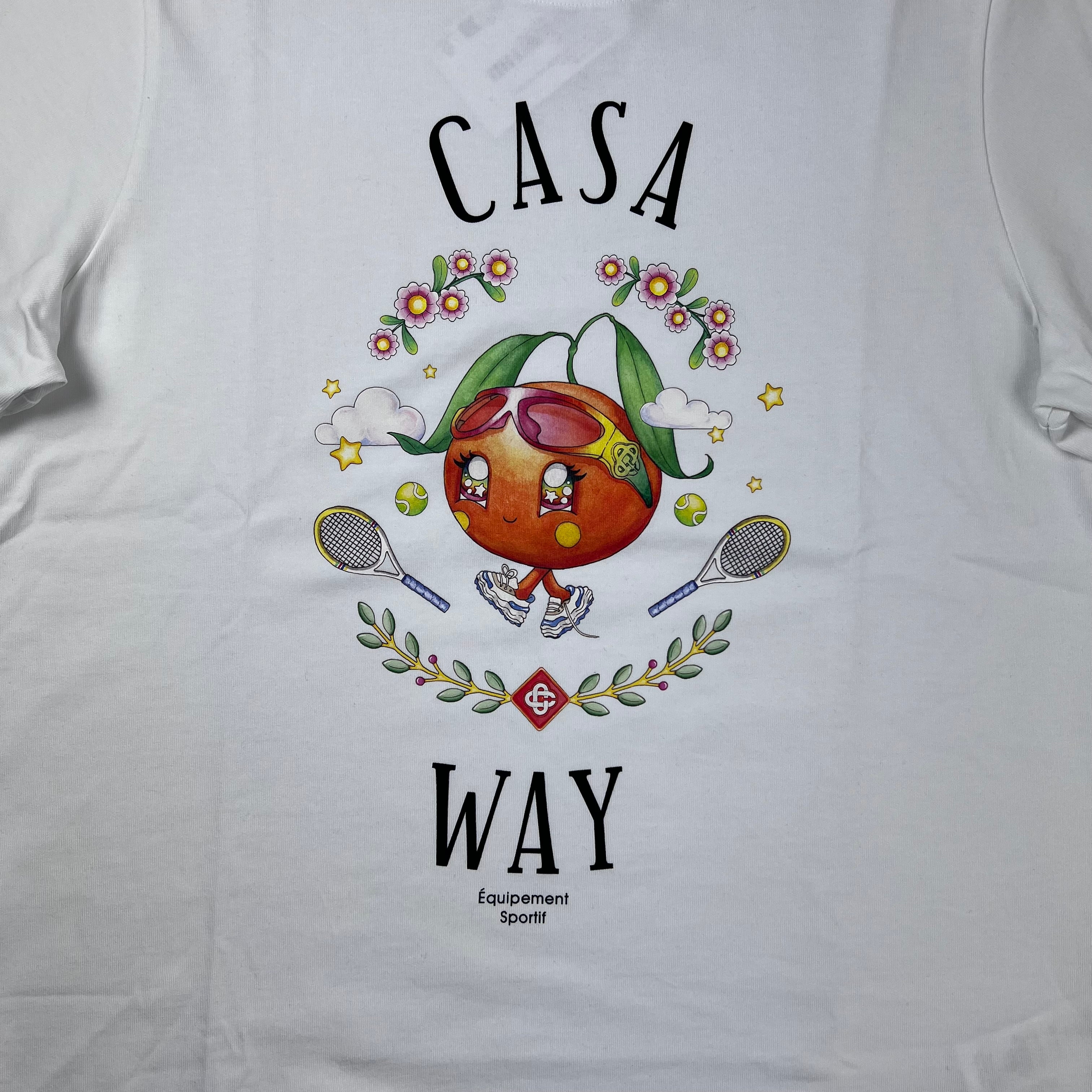 Casablanca 'Casa Way Mascot' T-Shirt - White