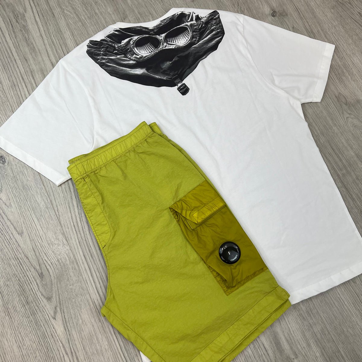 CP Company Holiday Set - White/Cress Green
