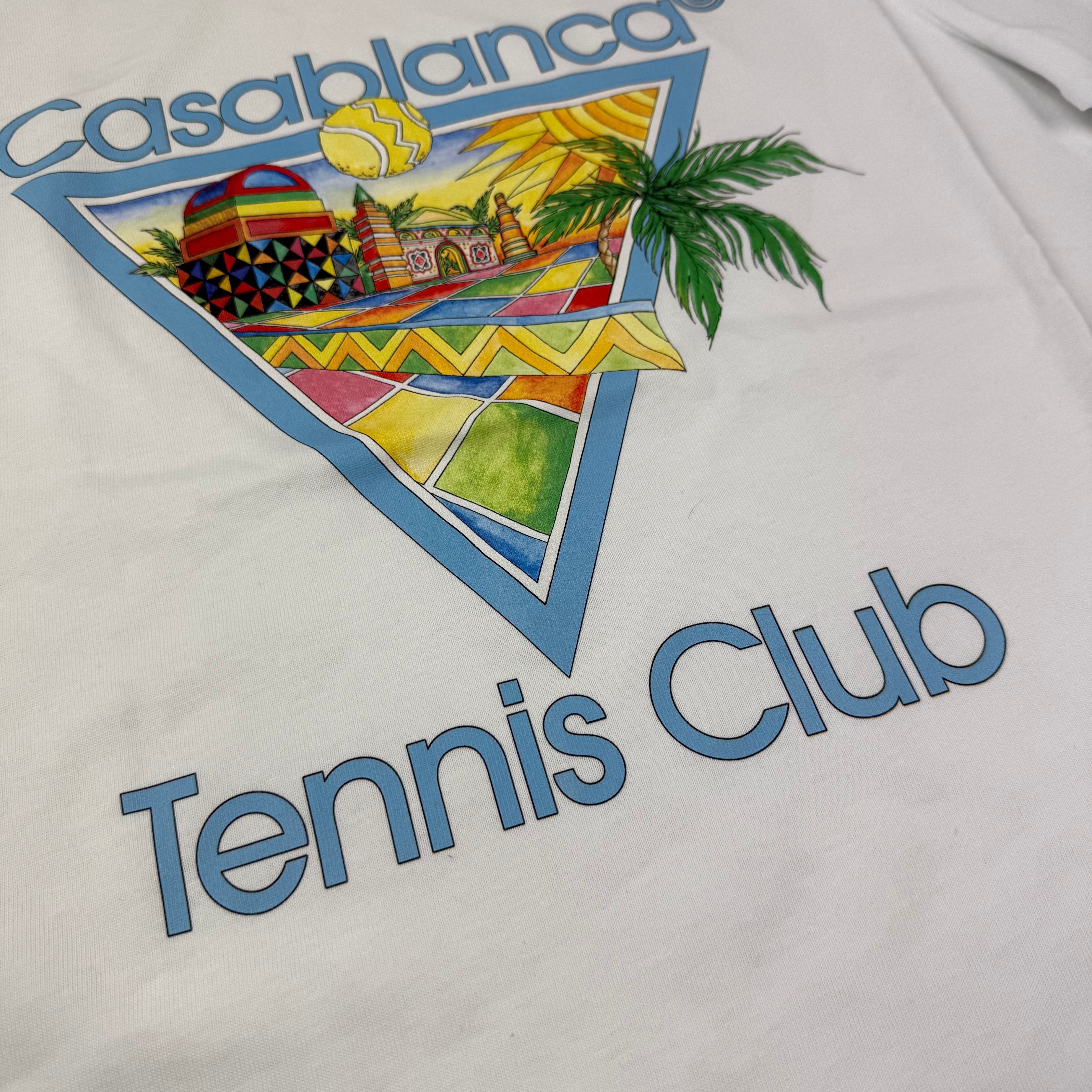 Casablanca 'Tennis Club' T-Shirt - White