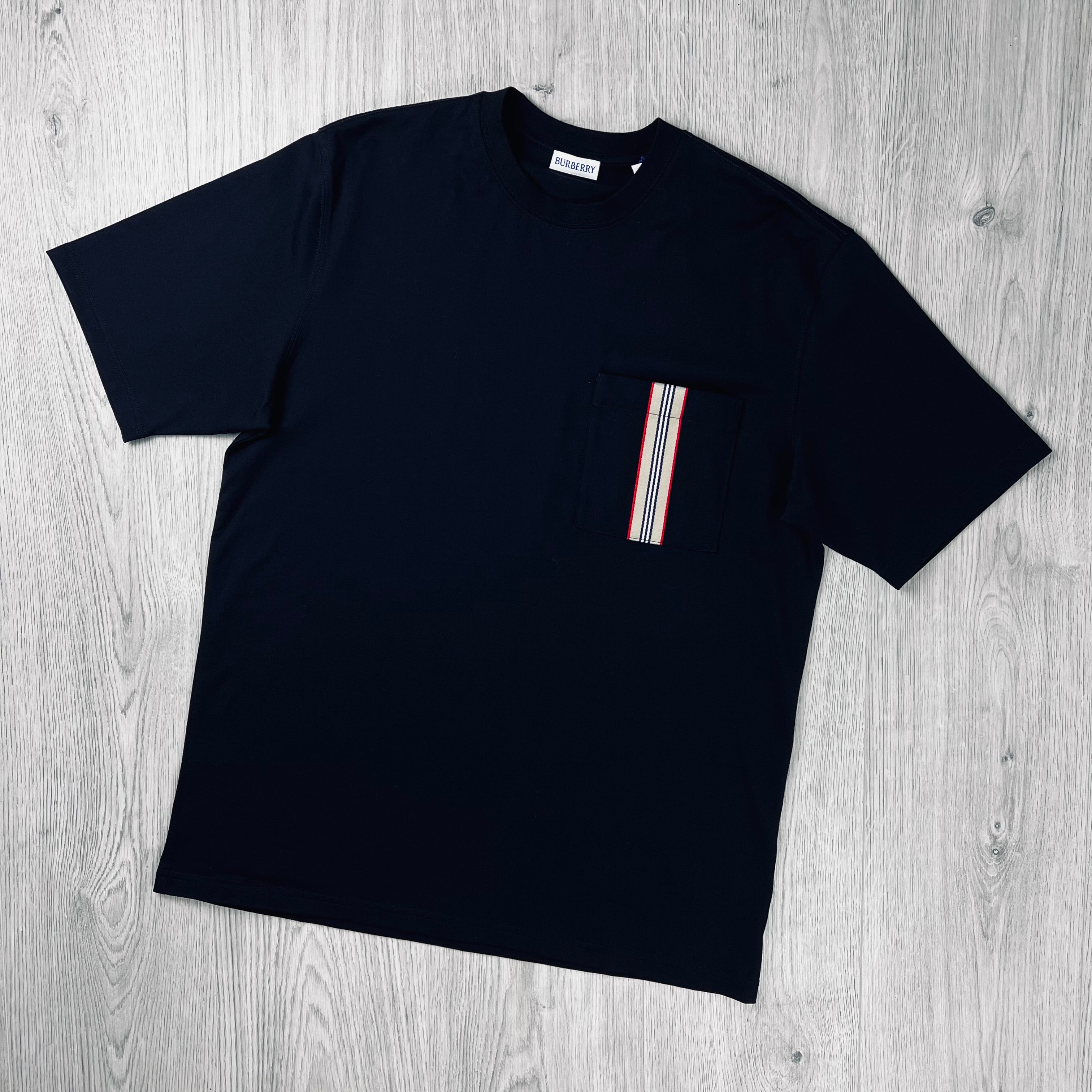 Burberry Striped T-Shirt - Black