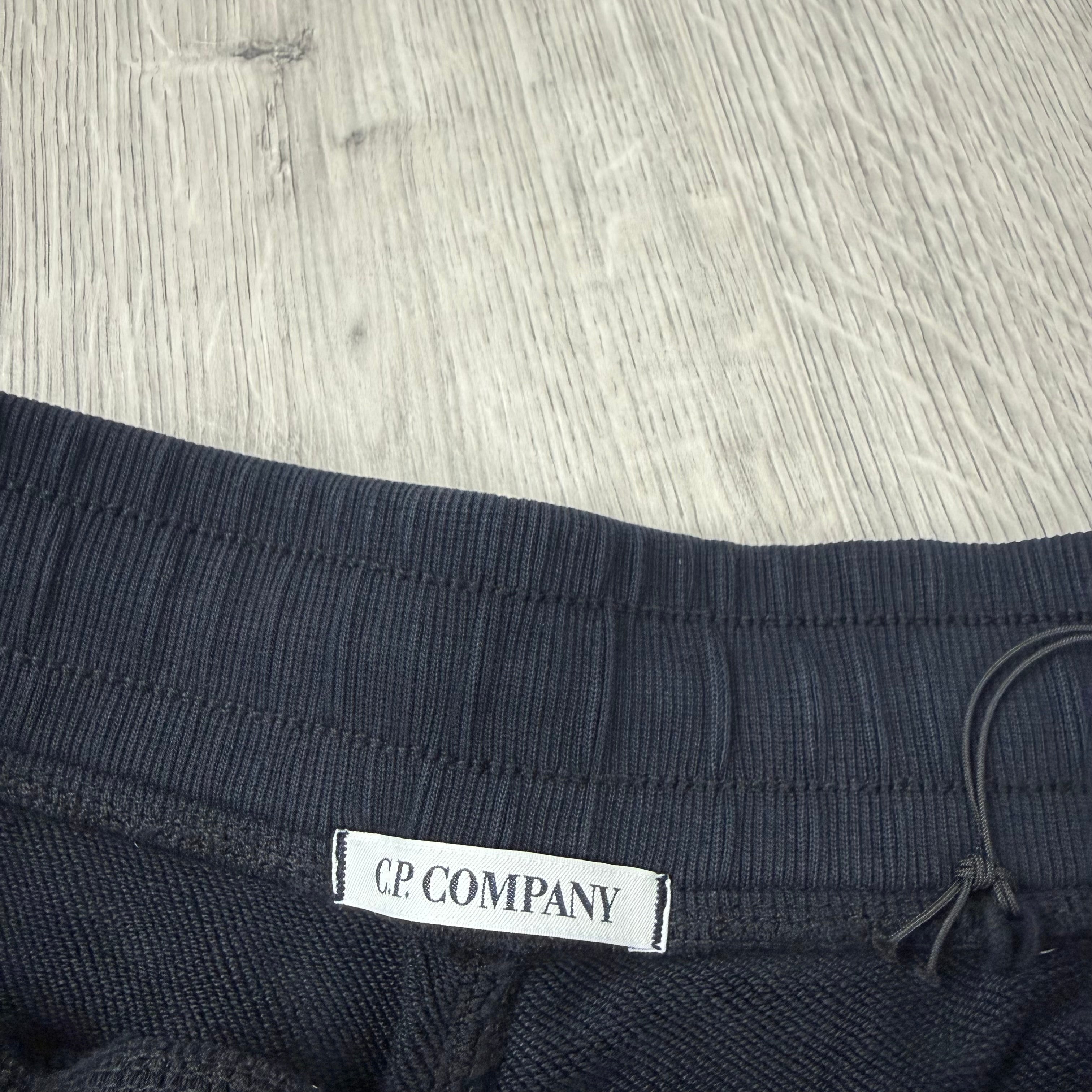 CP Company Raised Fleece Jersey Shorts - Navy