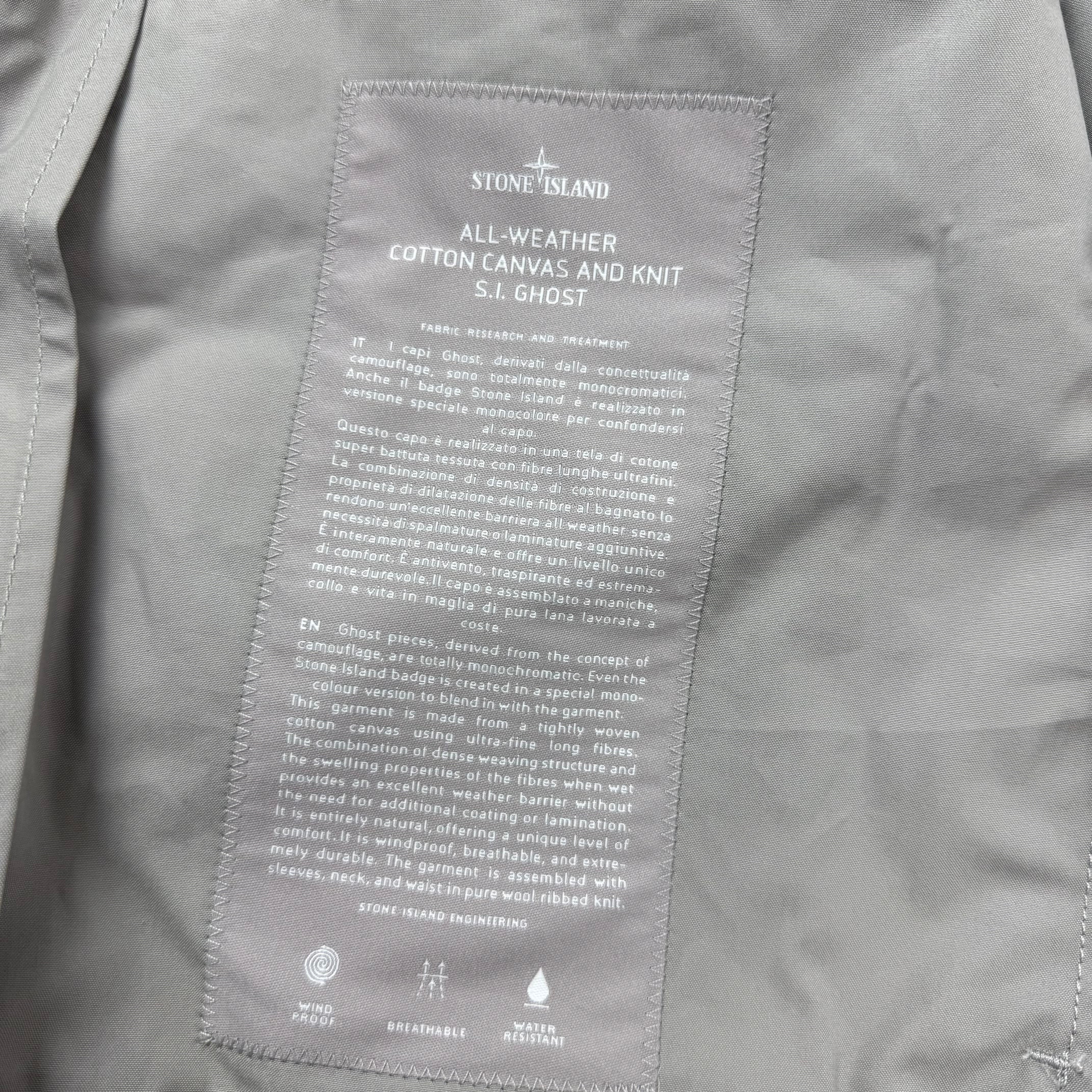 Stone Island Ghost Hybrid Knit Jacket - Dust Grey