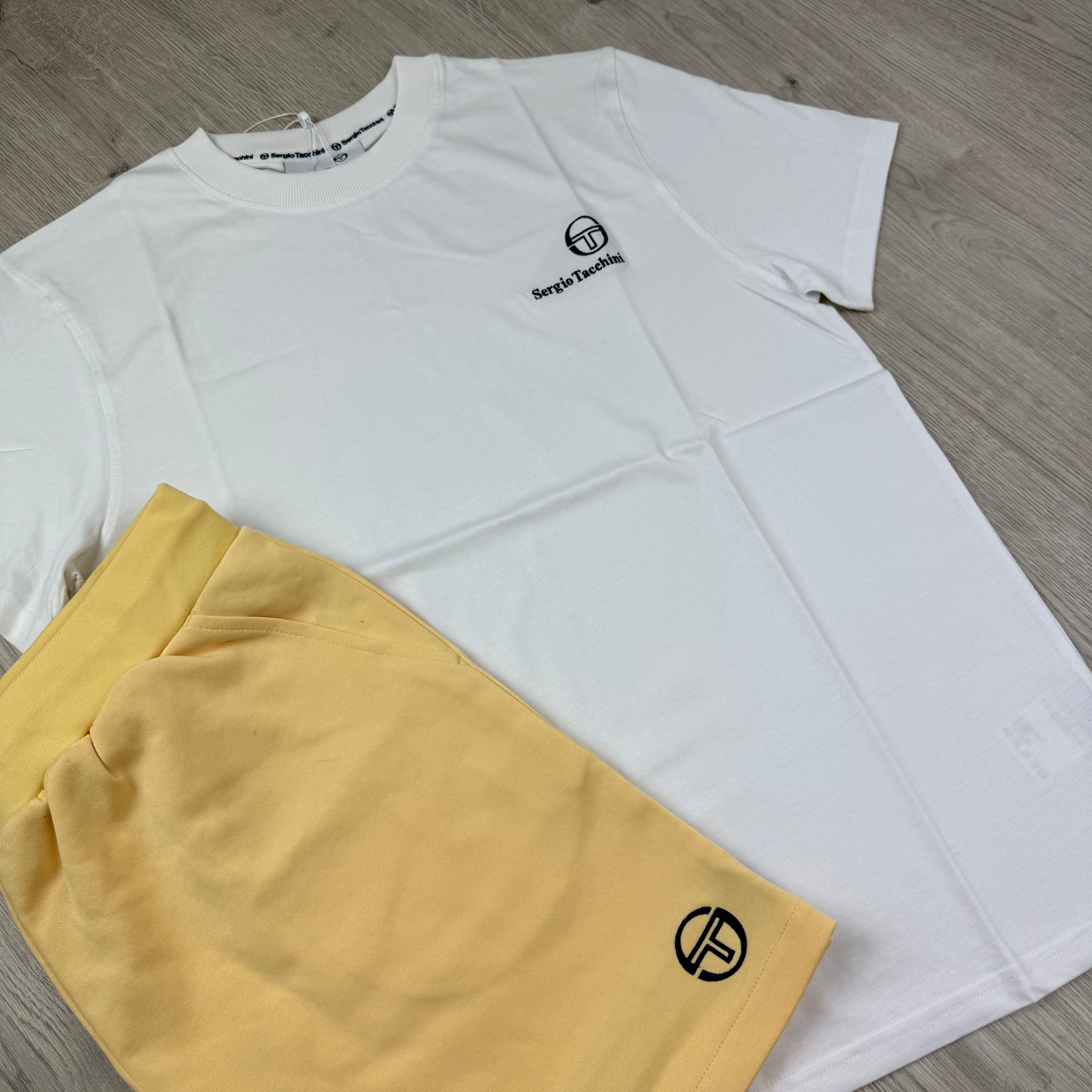 Sergio Tacchini 'Felton' Set - White/Golden Haze
