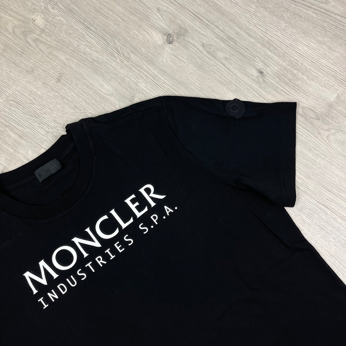 Moncler Industries T-Shirt in Black. On sale at Open Attire.