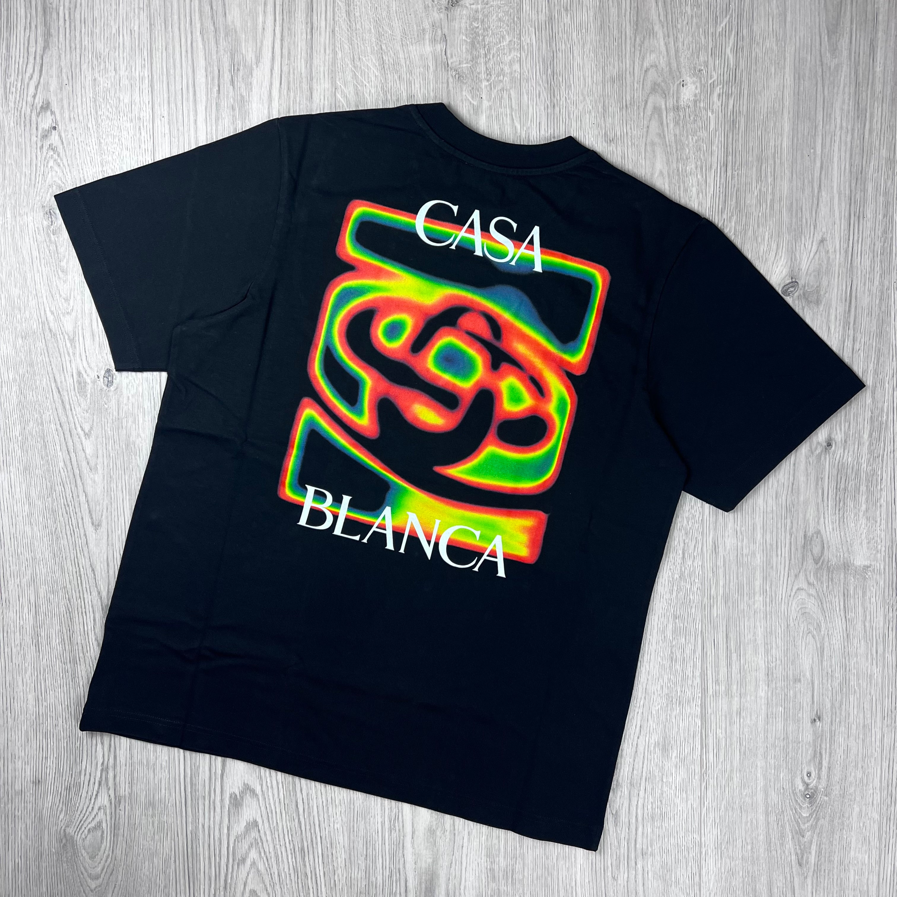 Casablanca 'Heat Map' T-Shirt - Black
