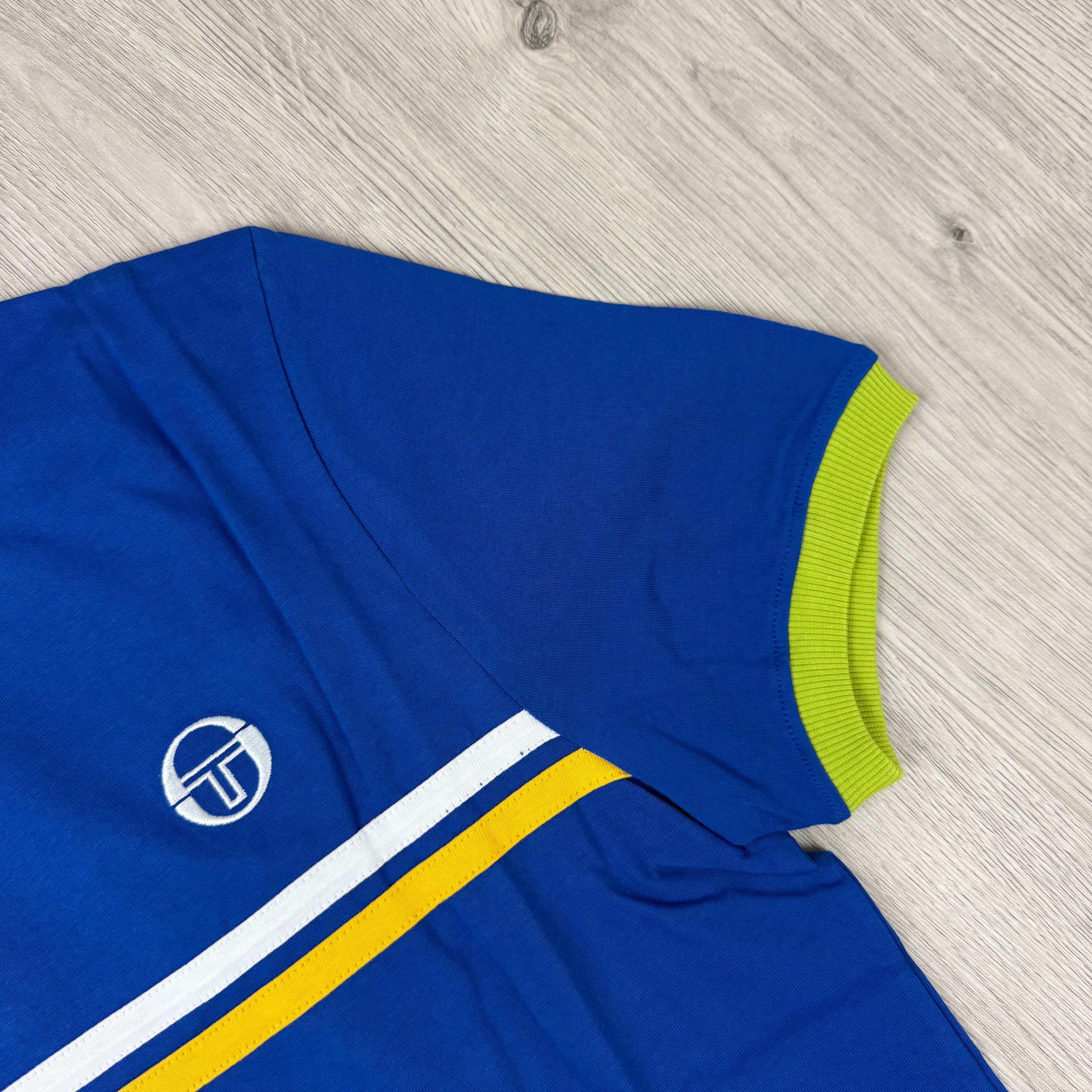 Sergio Tacchini 'Supermac' T-Shirt - Nautical Blue