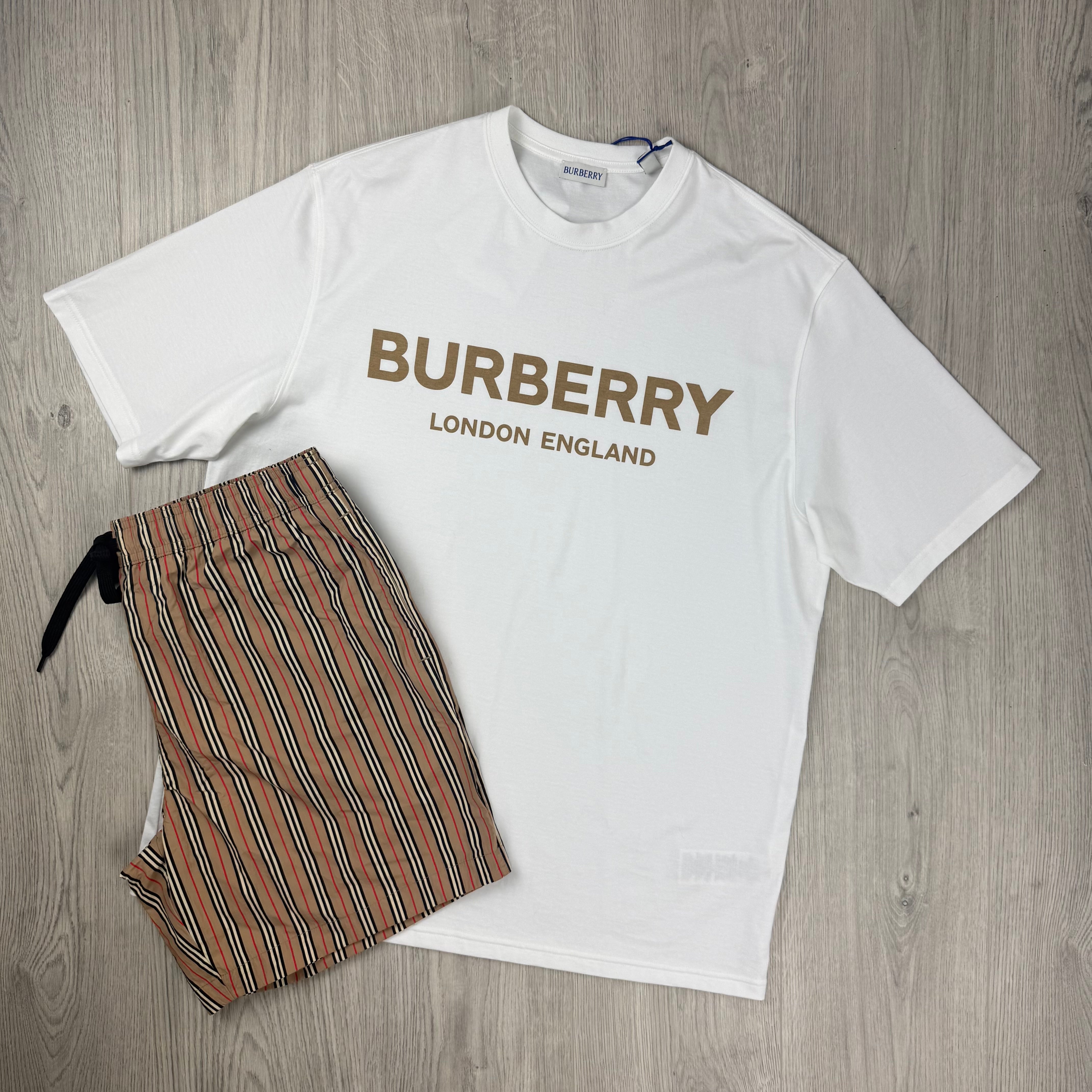 Burberry Holiday Set - White/Beige
