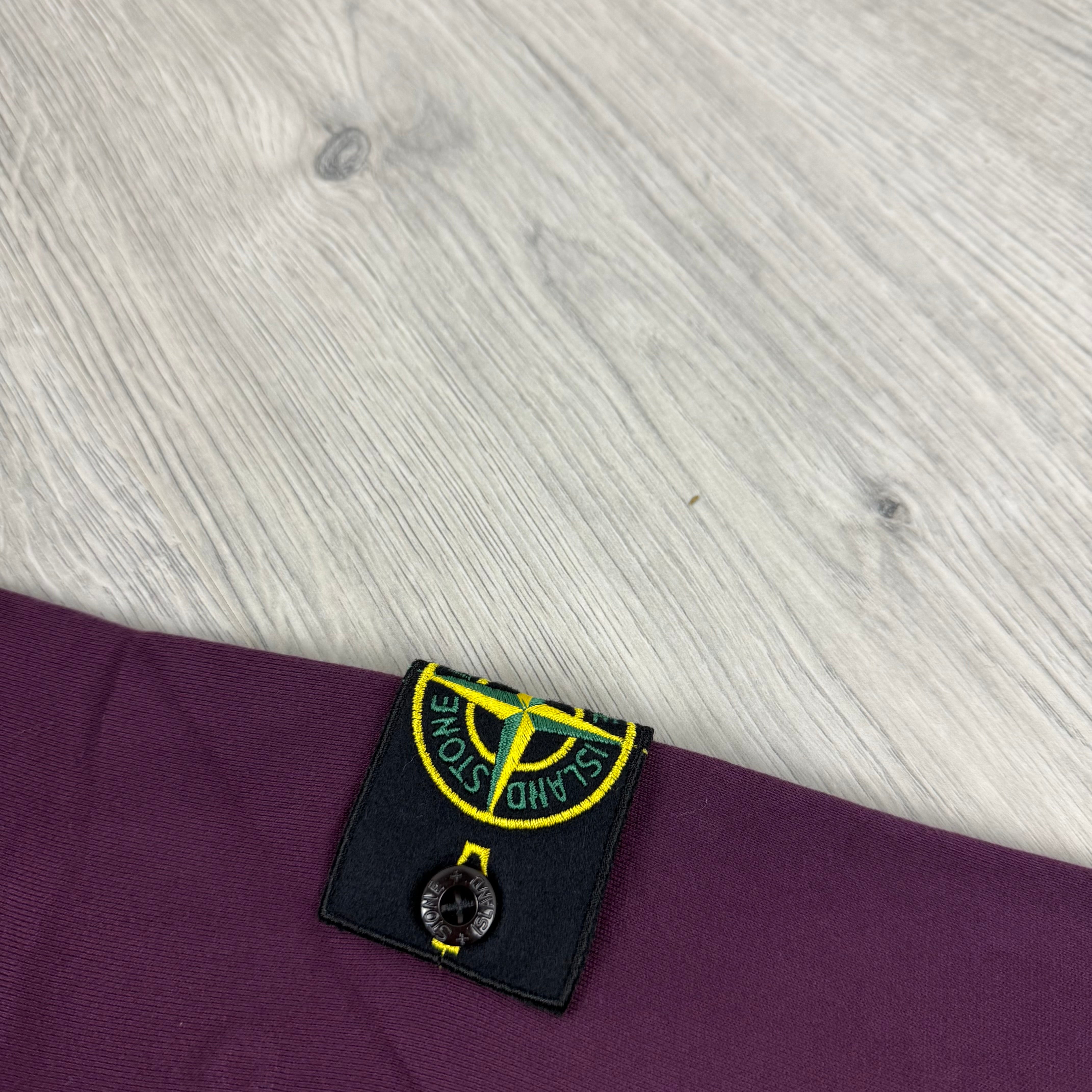 Stone Island Dyed Sweatshirt - Amaranth