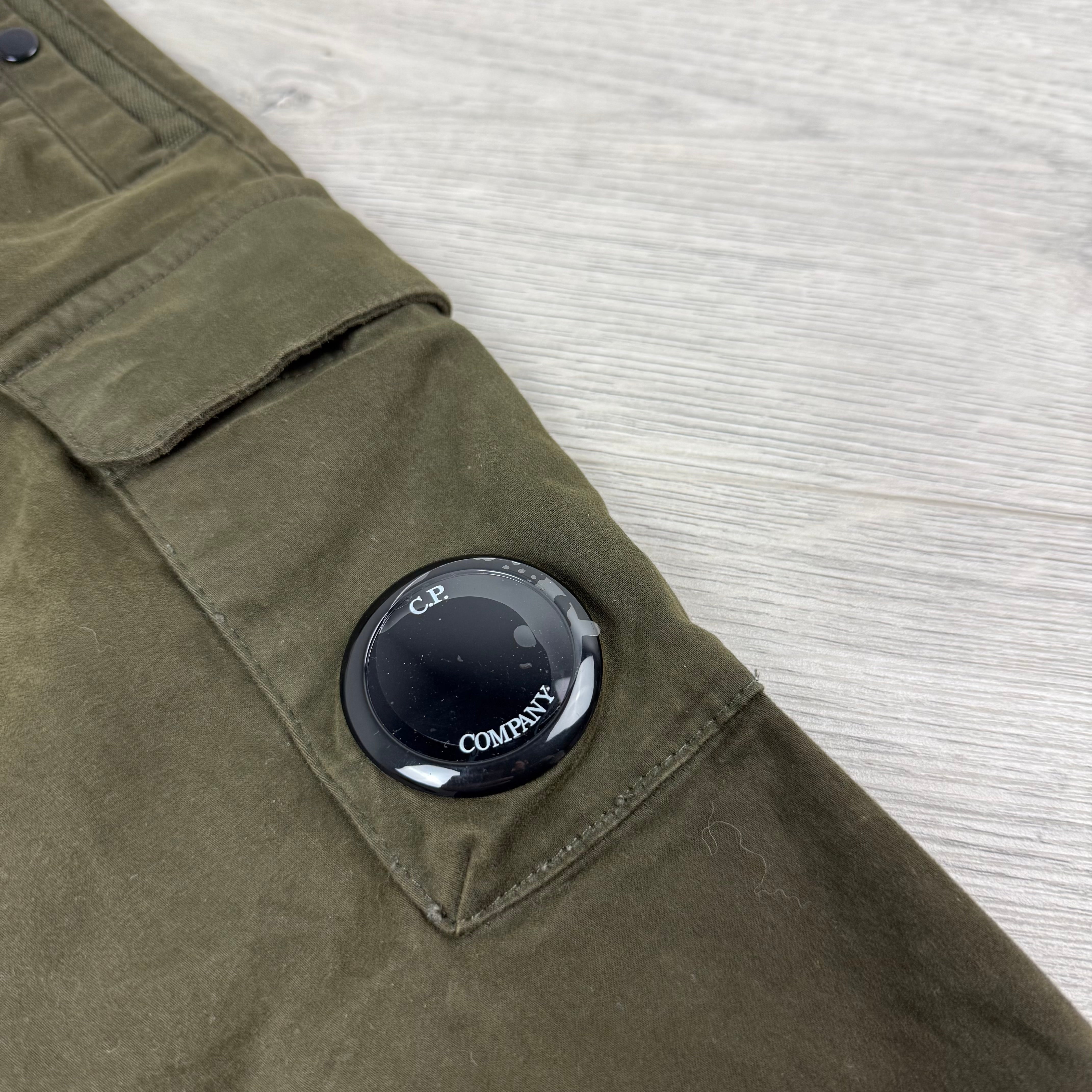 CP Company Junior Cargo Trousers - Ivy Green