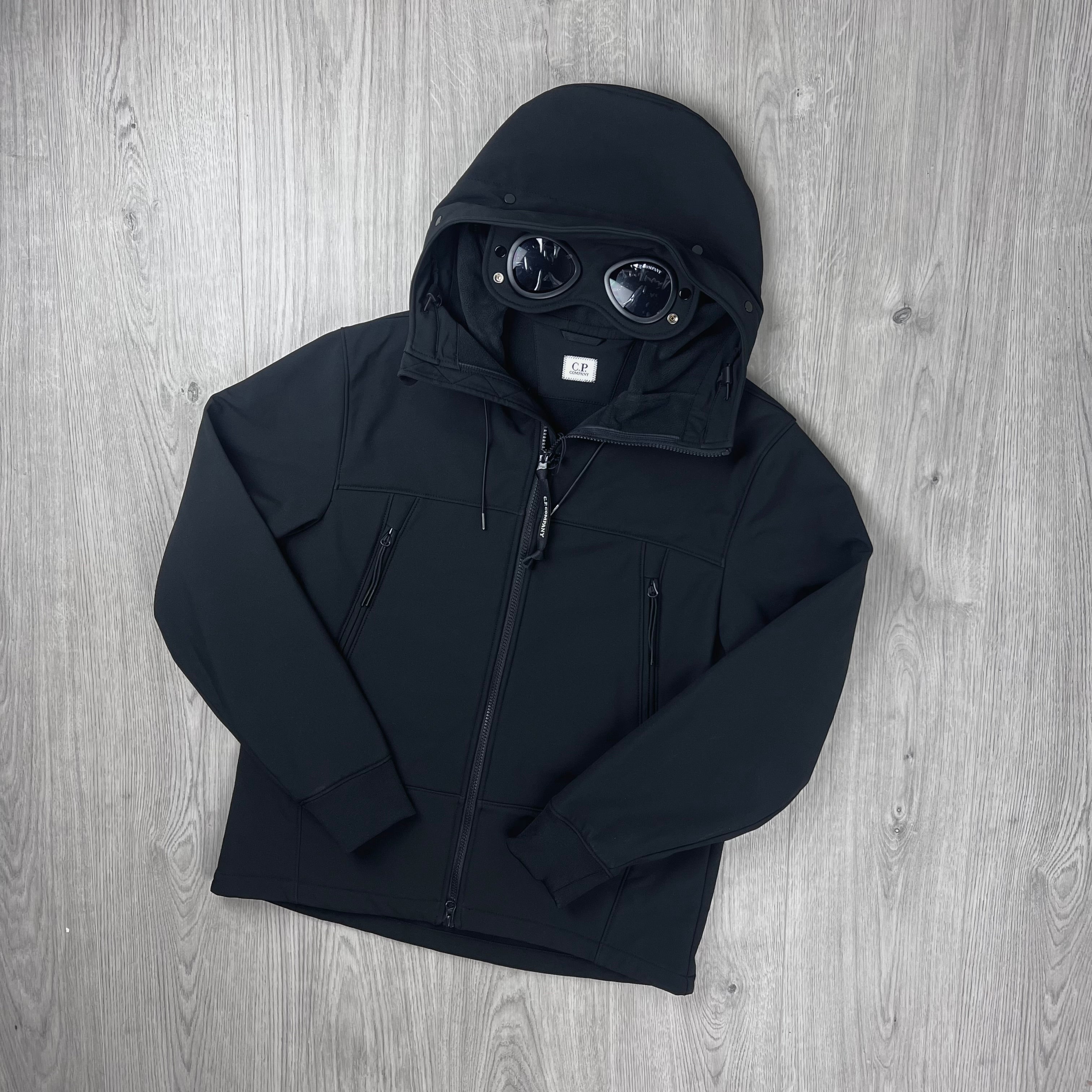 CP Company Shell Goggle Jacket - Black