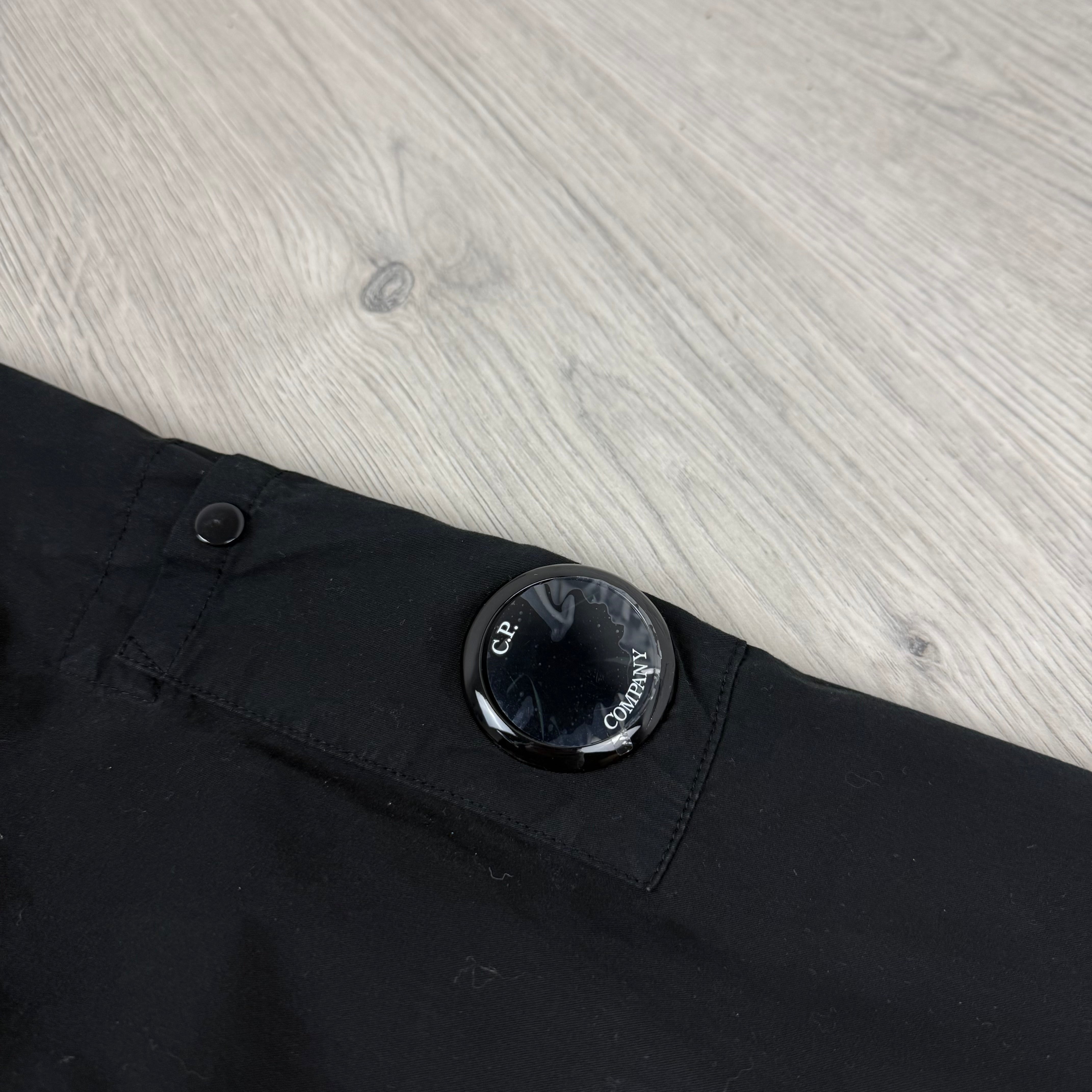 CP Company Button Overshirt - Black