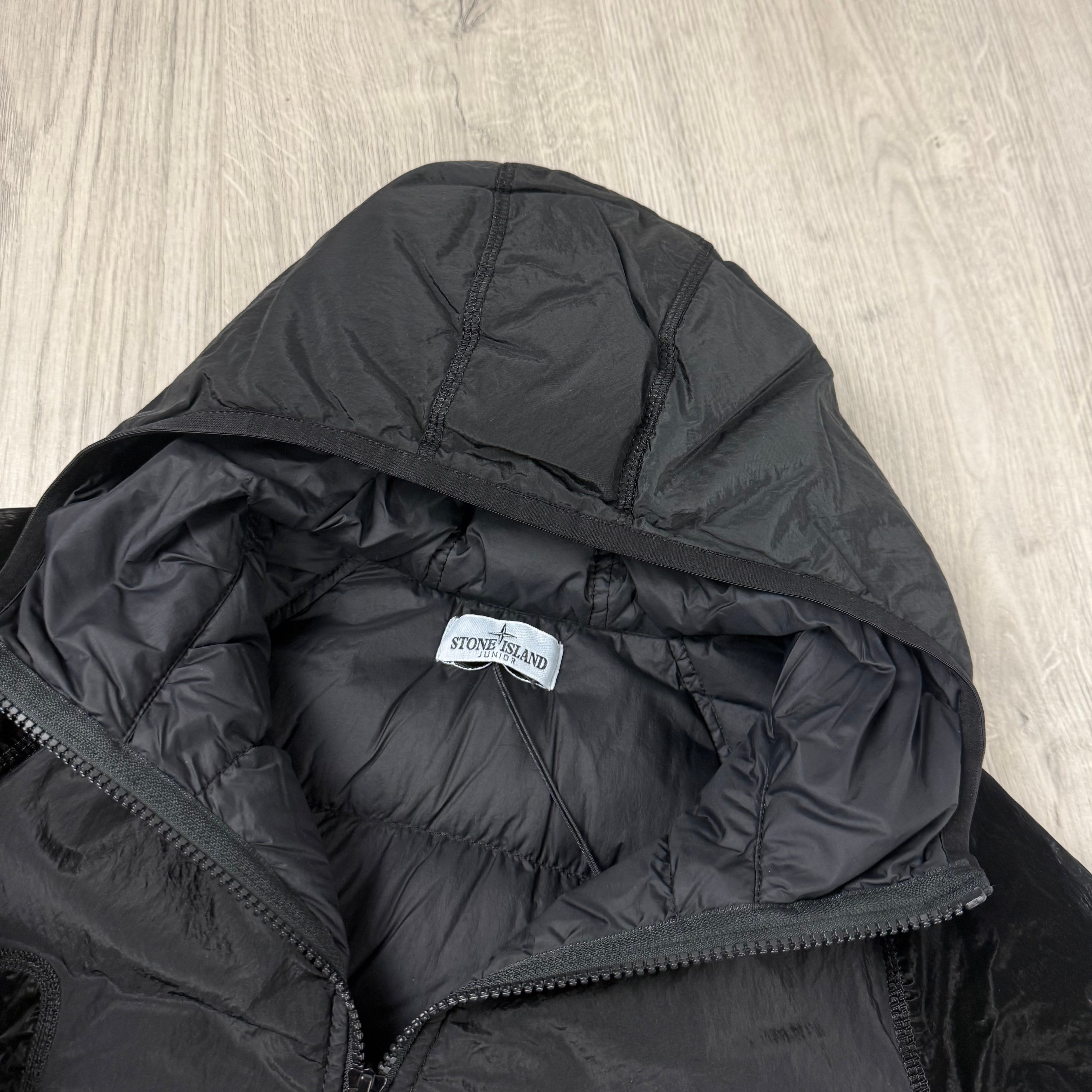 Stone Island Junior Metal Down Jacket - Black