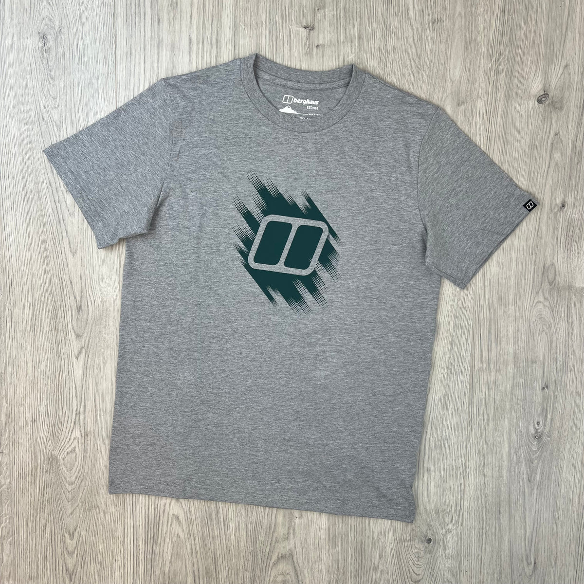 Berghaus 'Sketched Block' T-Shirt - Grey