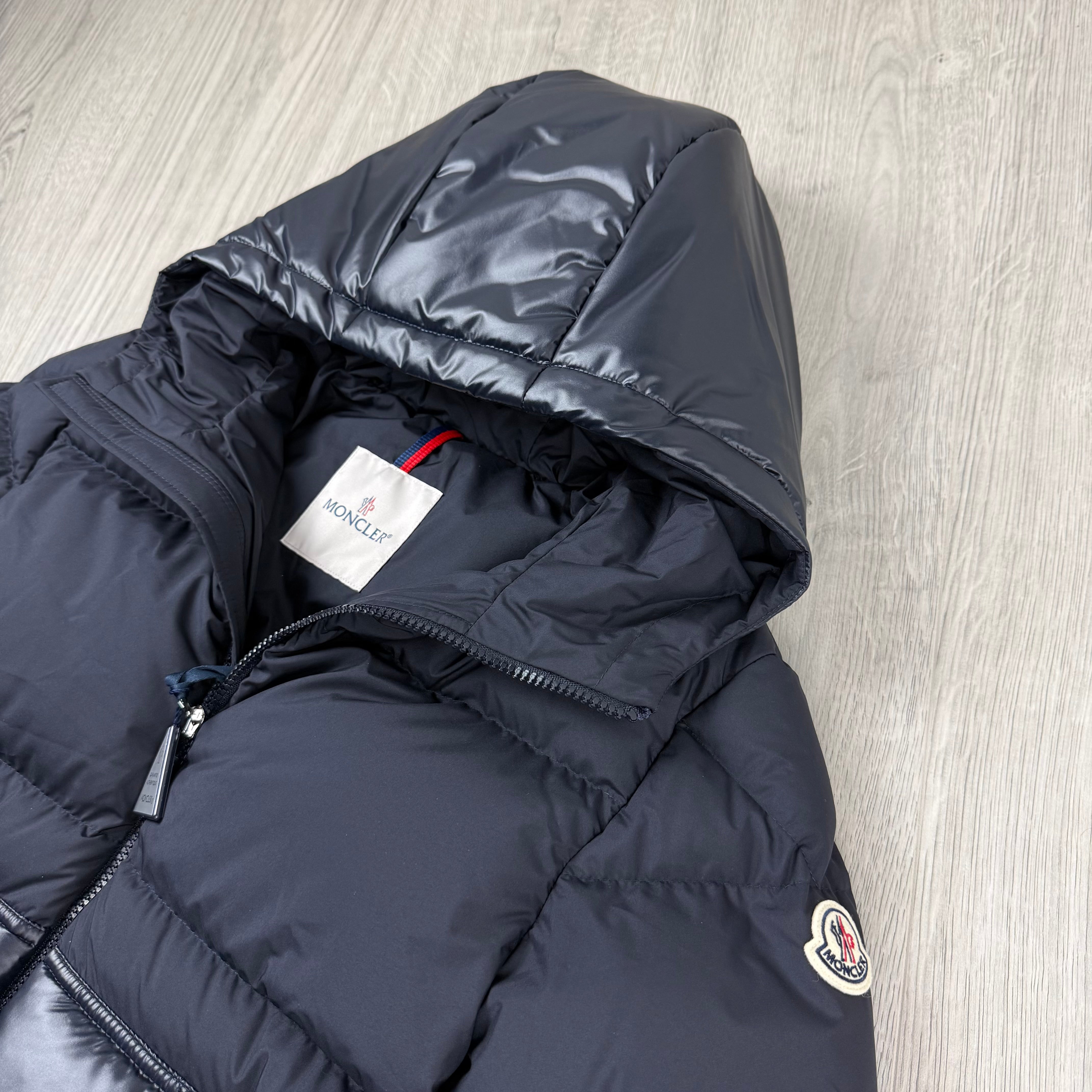 Moncler Junior Barin Down Jacket - Navy