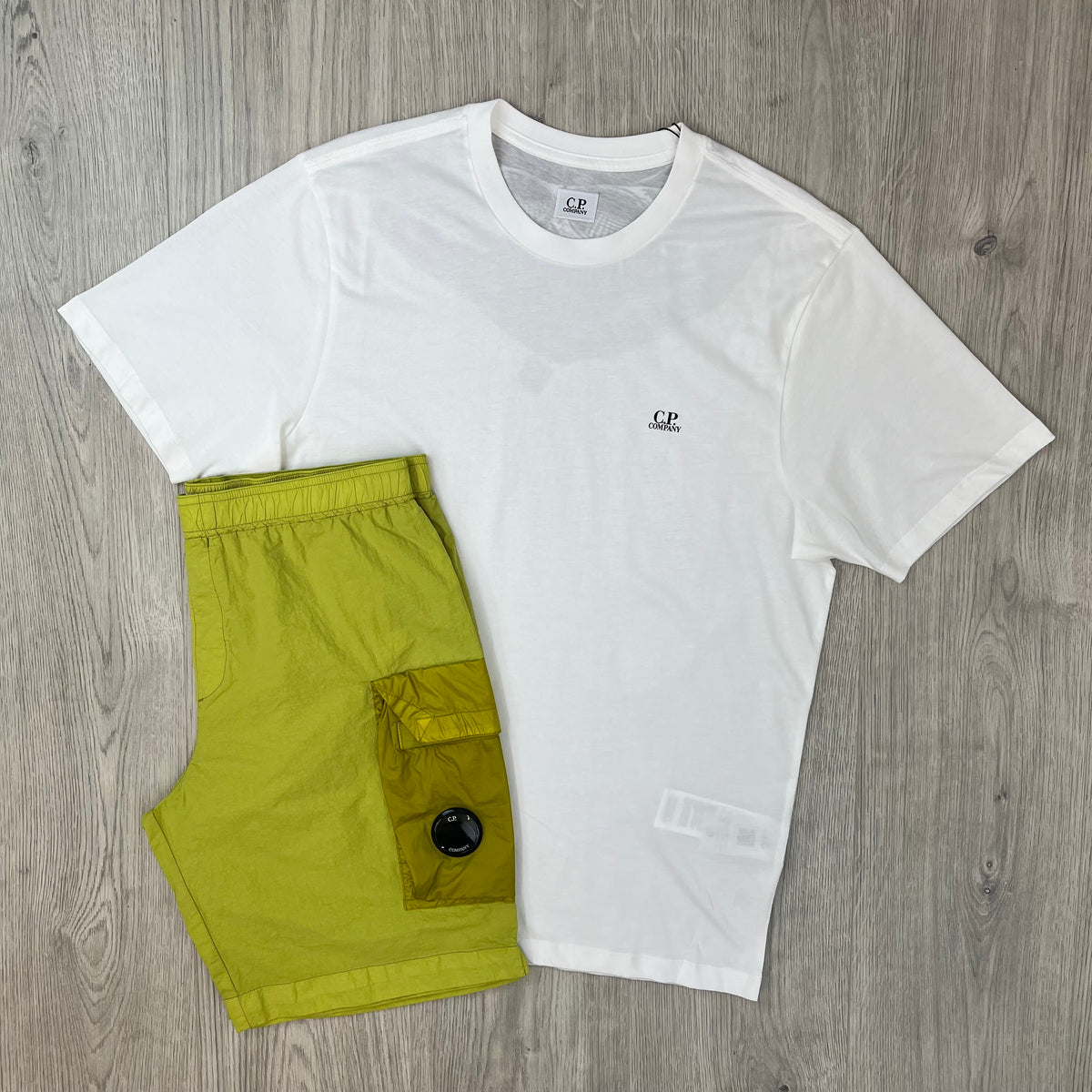 CP Company Holiday Set - White/Cress Green