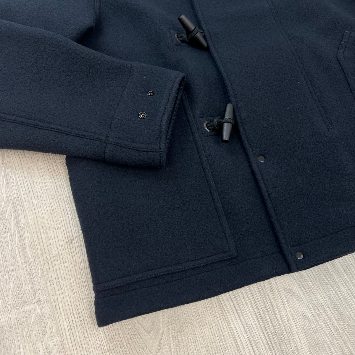 Stone Island Heavy Melton Parka - Navy
