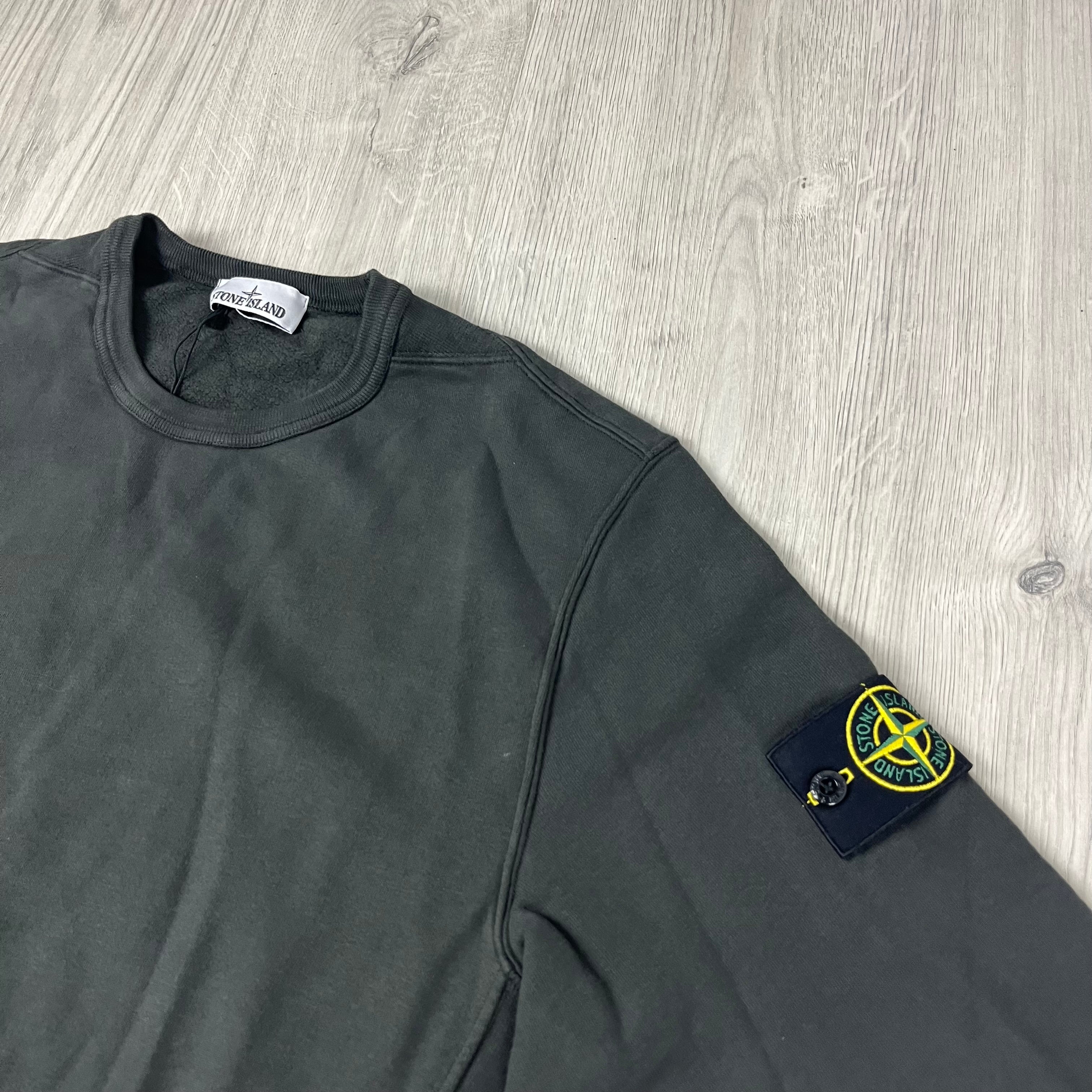 Stone Island Dyed Sweatshirt - Lead Grey