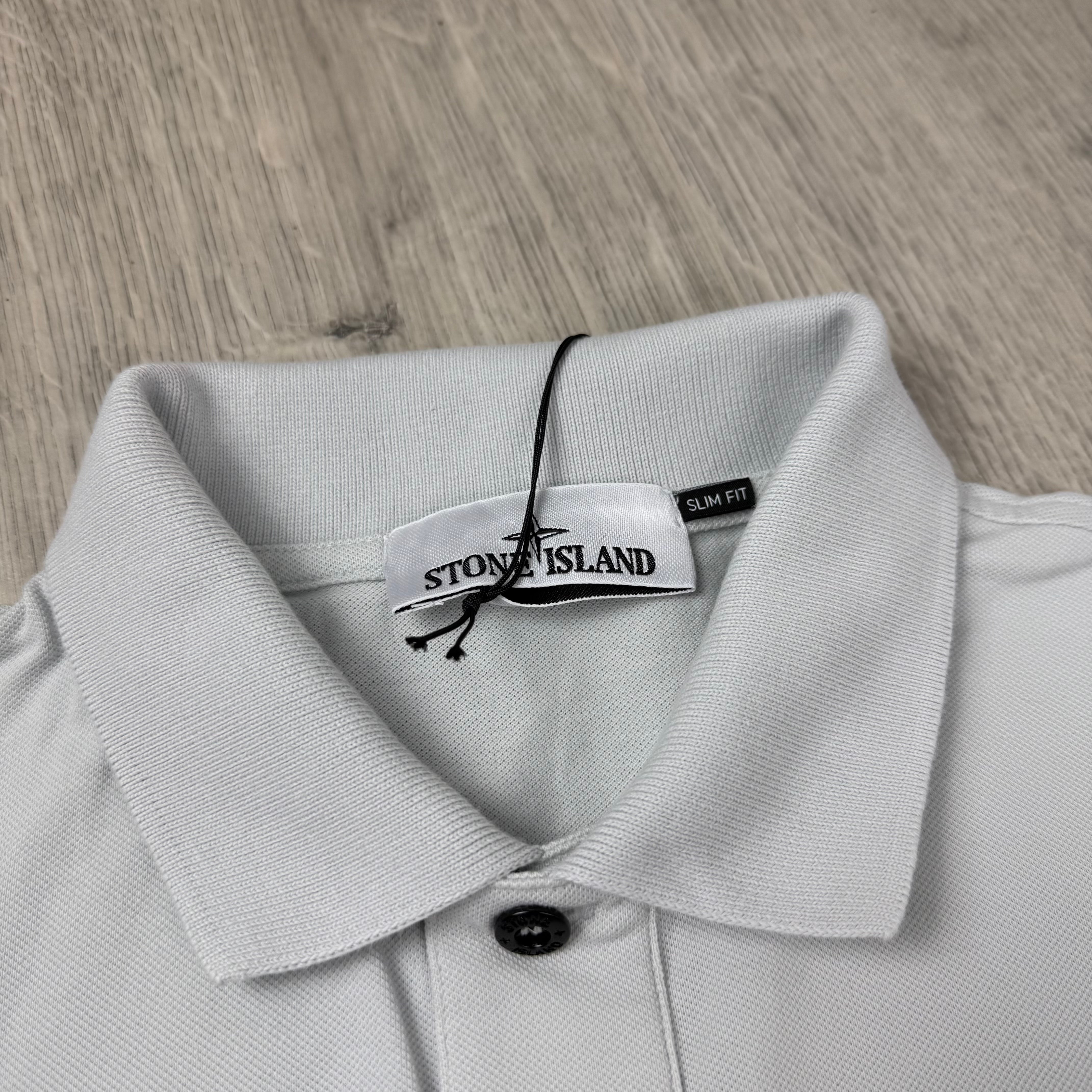 Stone Island Patch Polo Shirt - Sky Blue