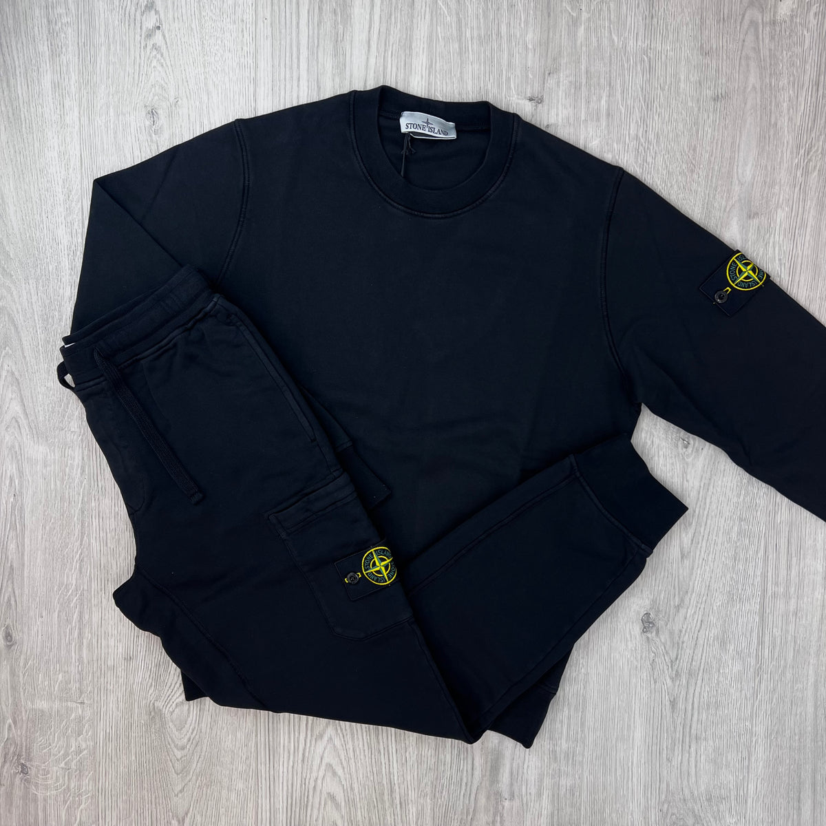 Stone Island Tracksuit - Black