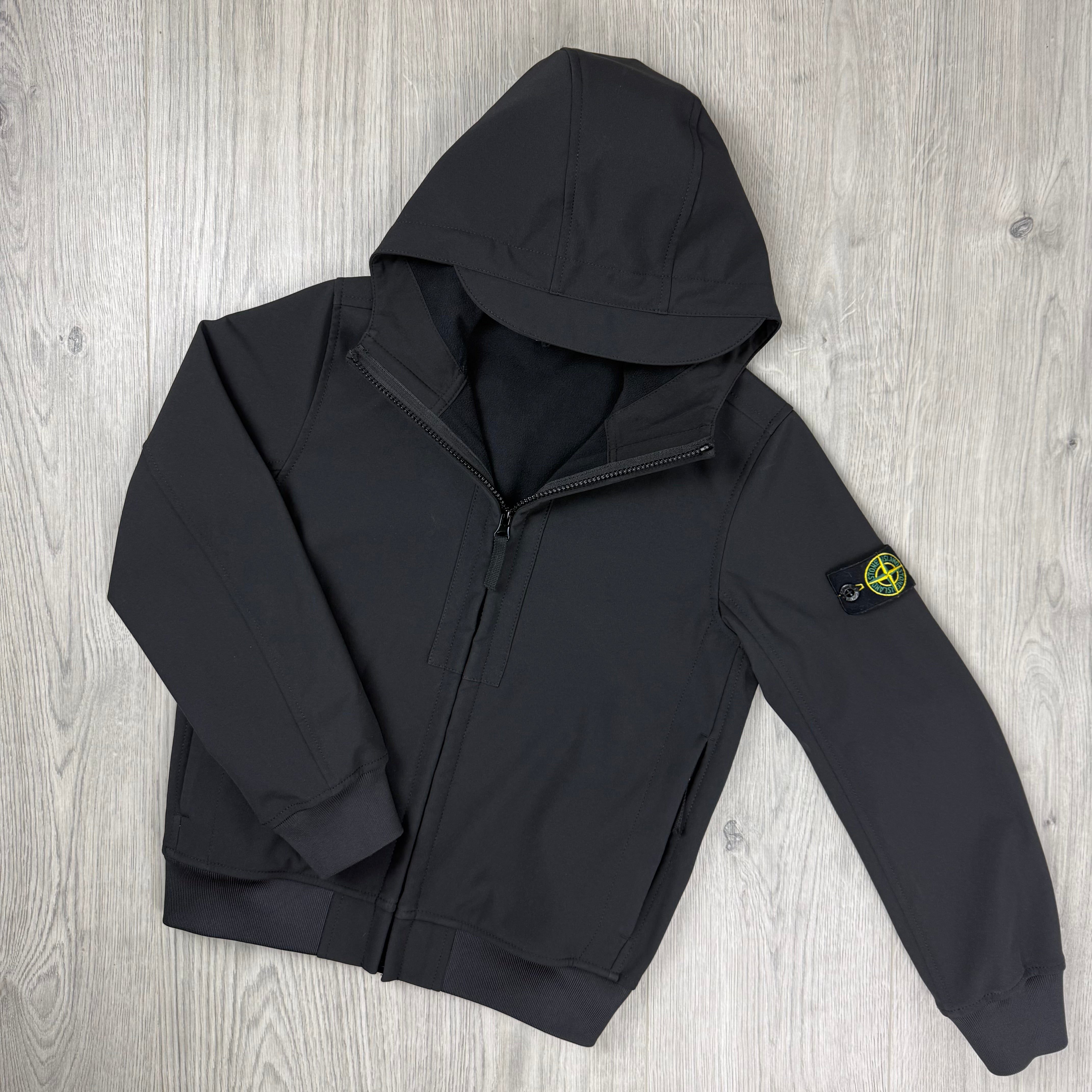 Stone Island Junior Shell Jacket - Black