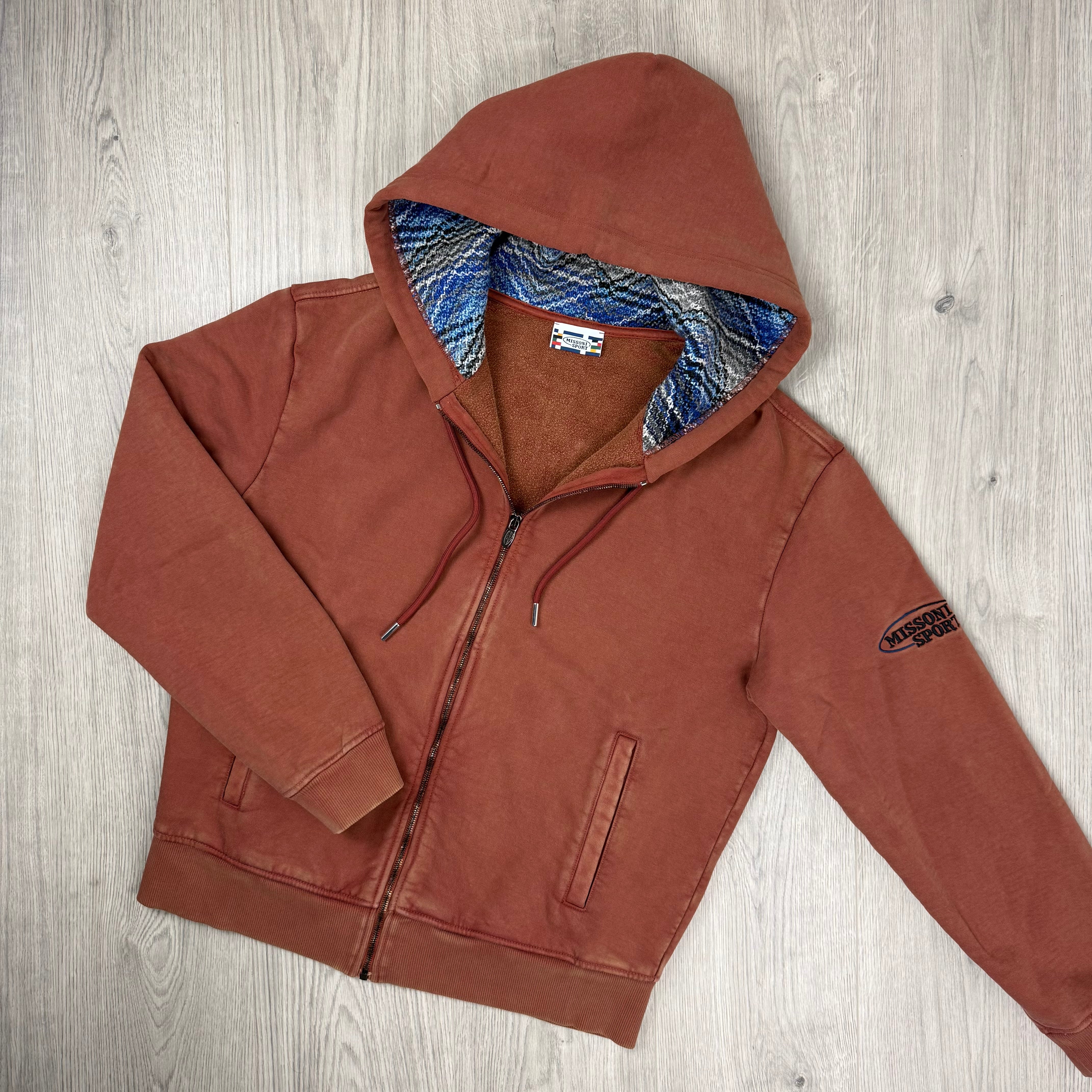 Missoni Sport Zip Hoodie - Rust