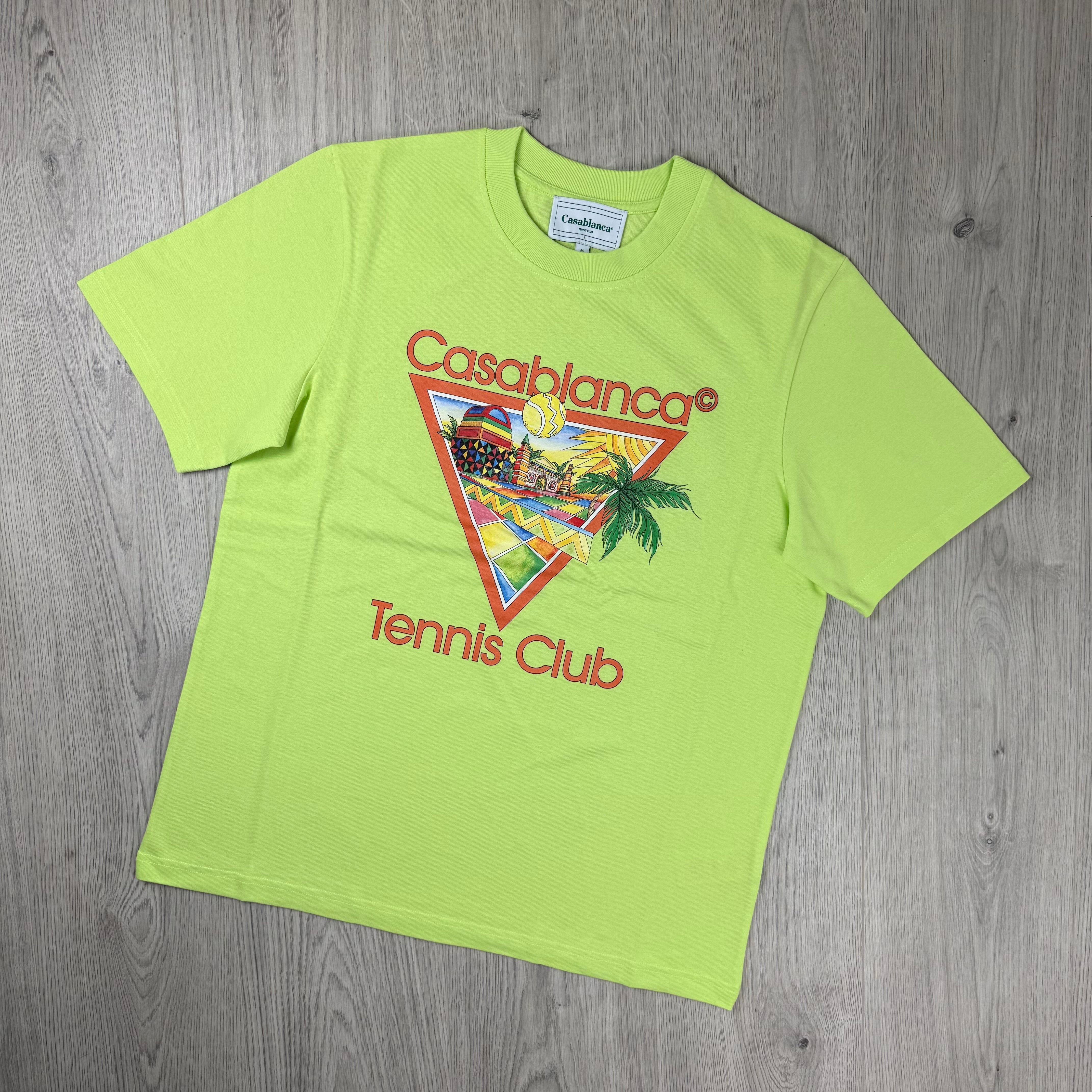 Casablanca 'Tennis Club' T-Shirt - Pale Green