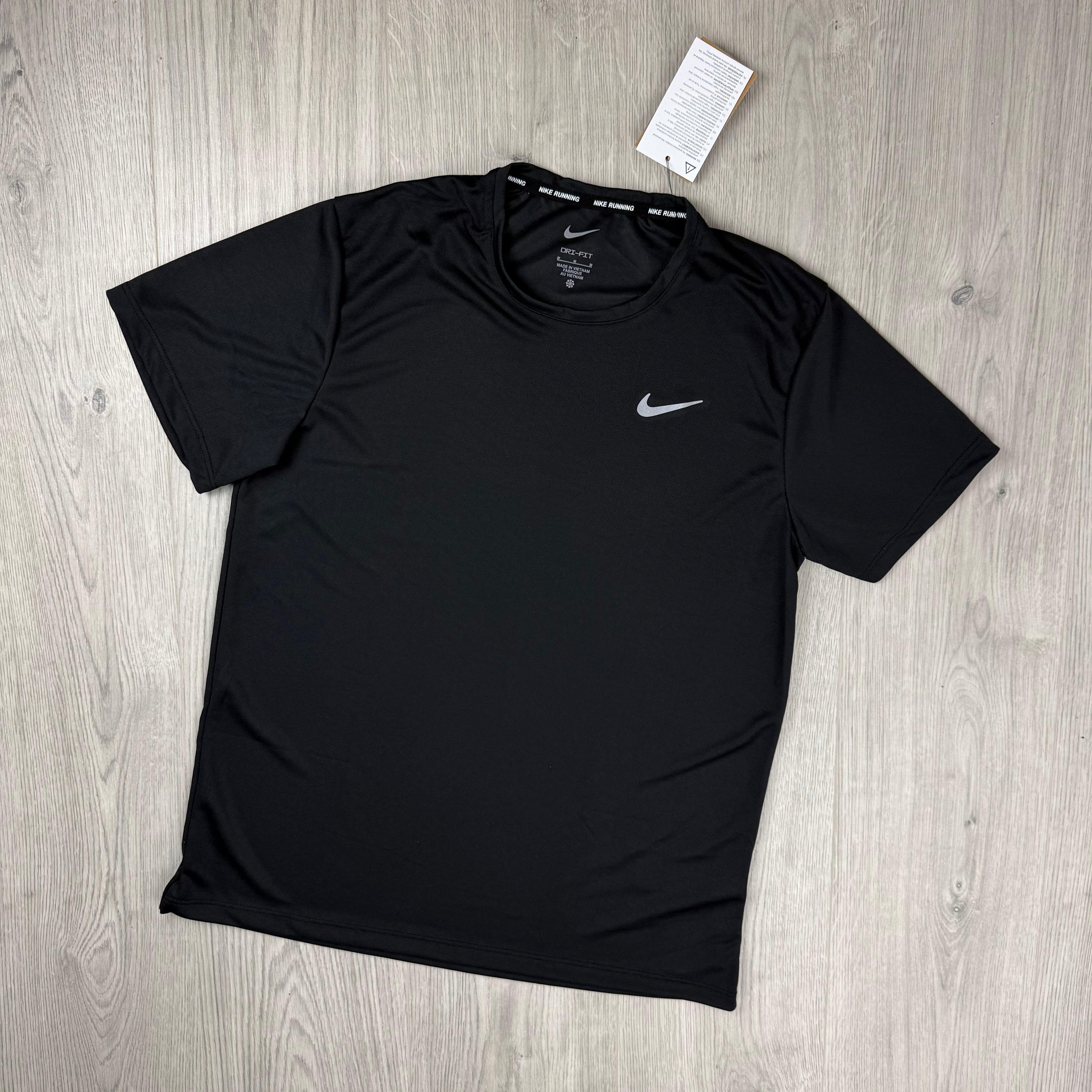 Nike 'Miler' T-Shirt - Black