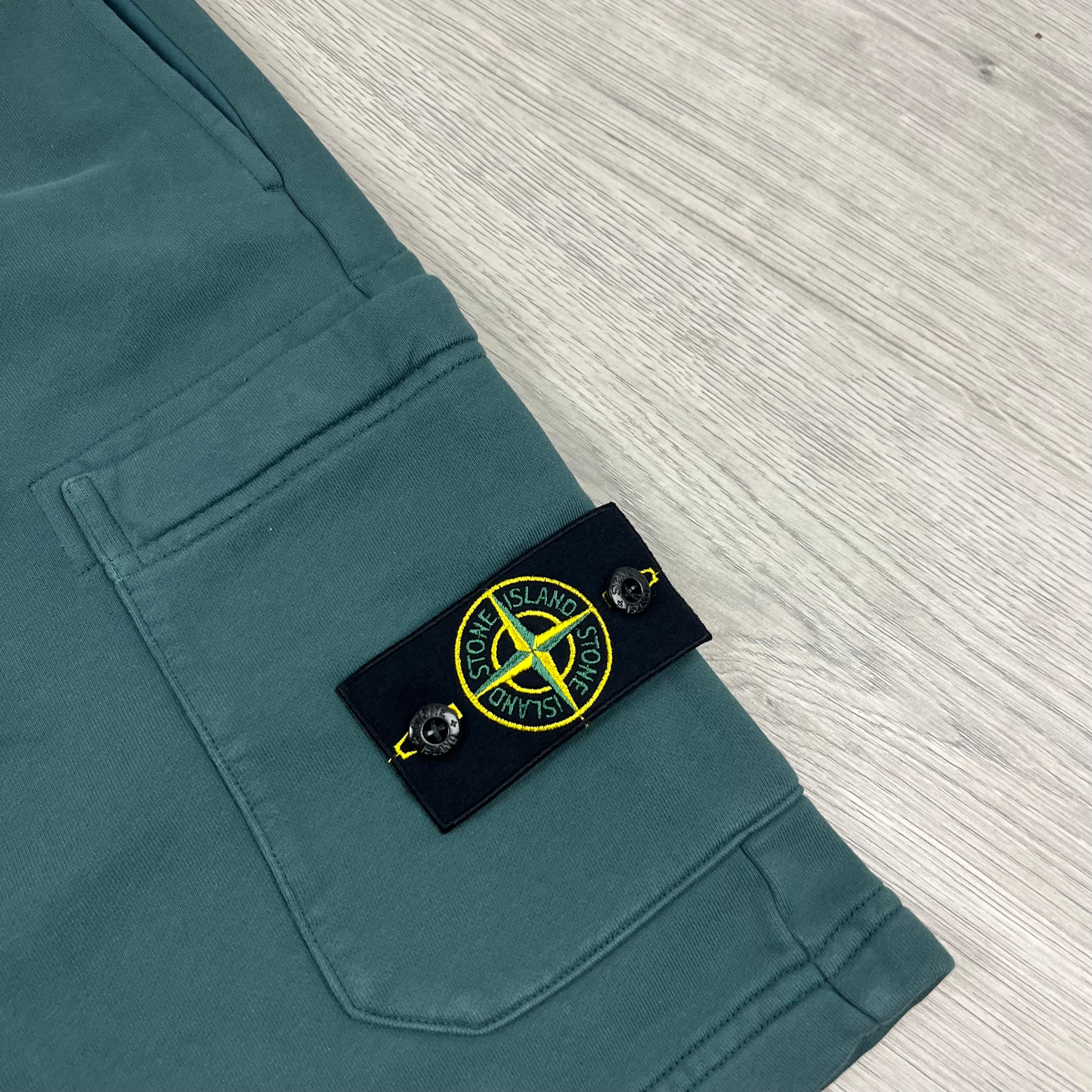 Stone Island Jersey Shorts - Bottle Green