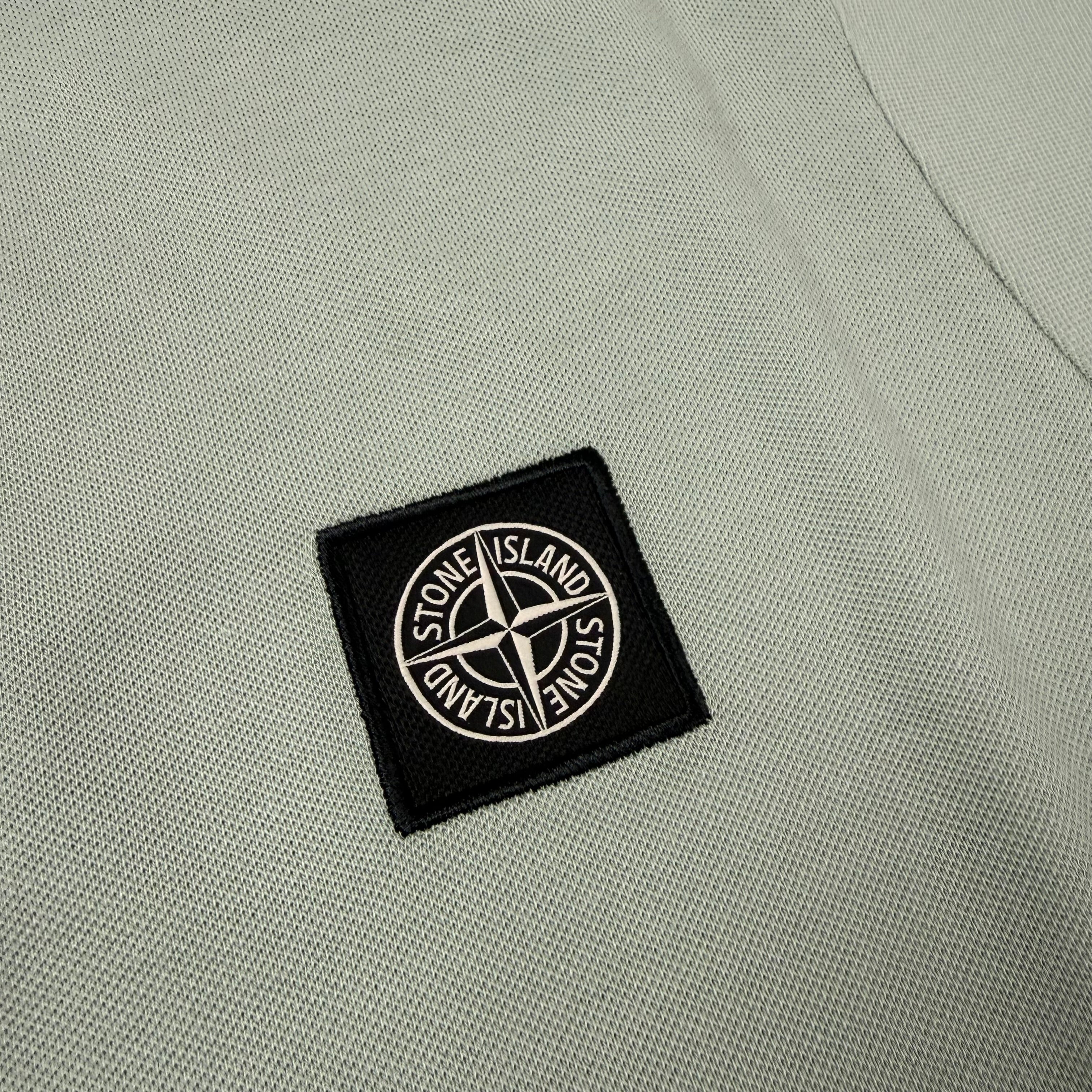 Stone Island Patch Polo Shirt - Sage