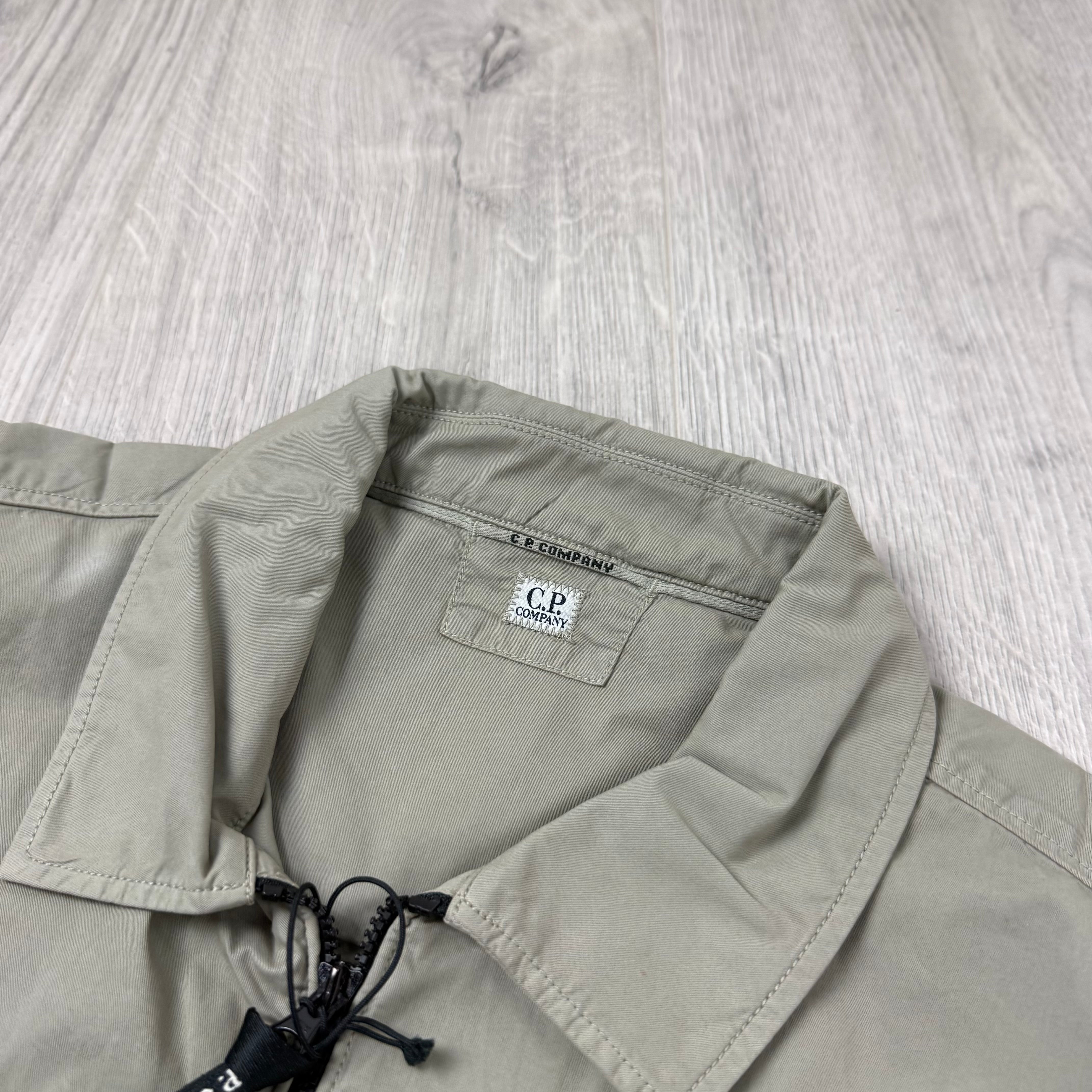 CP Company Zip Overshirt - Fallen Rock