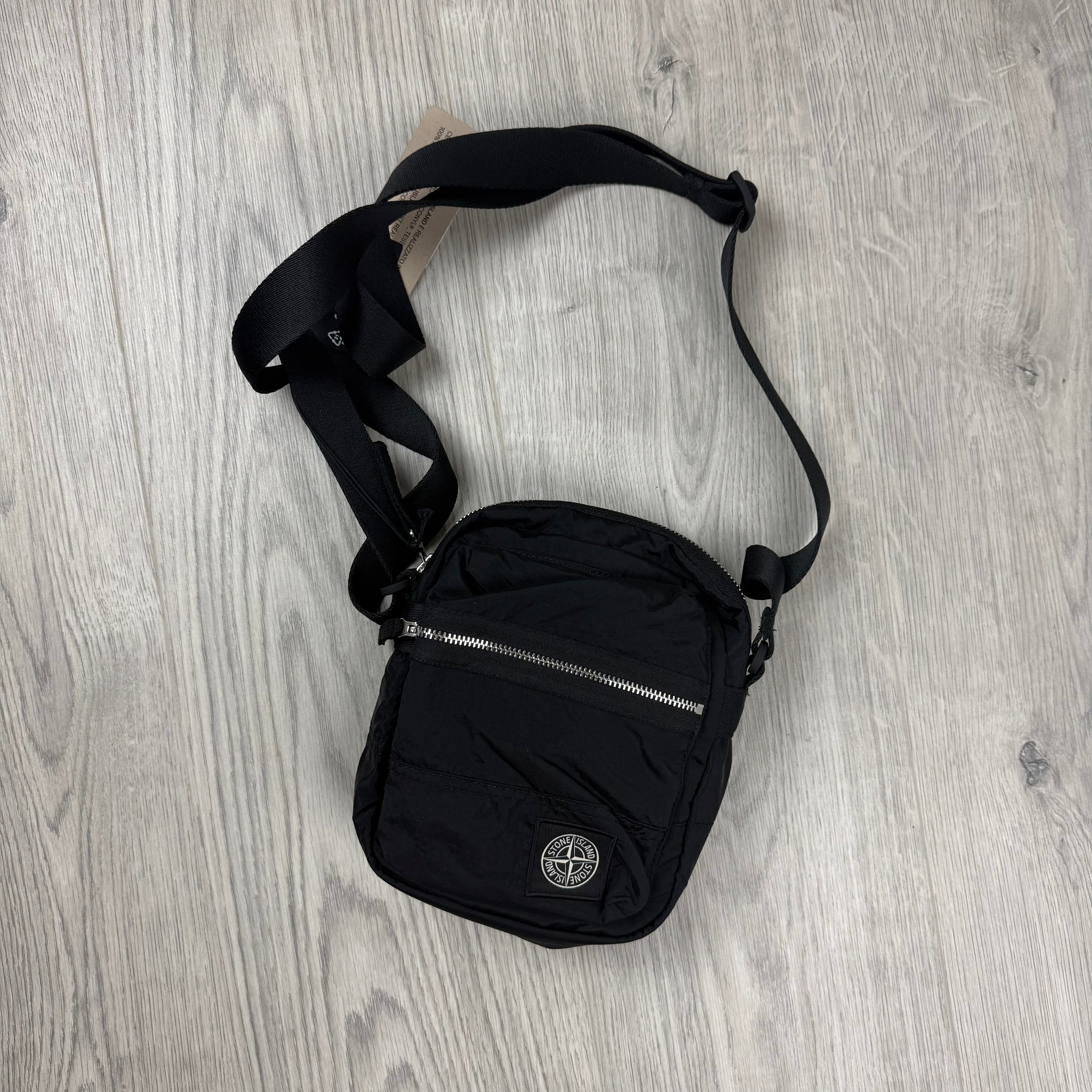 Stone Island Metal Messenger Bag - Black