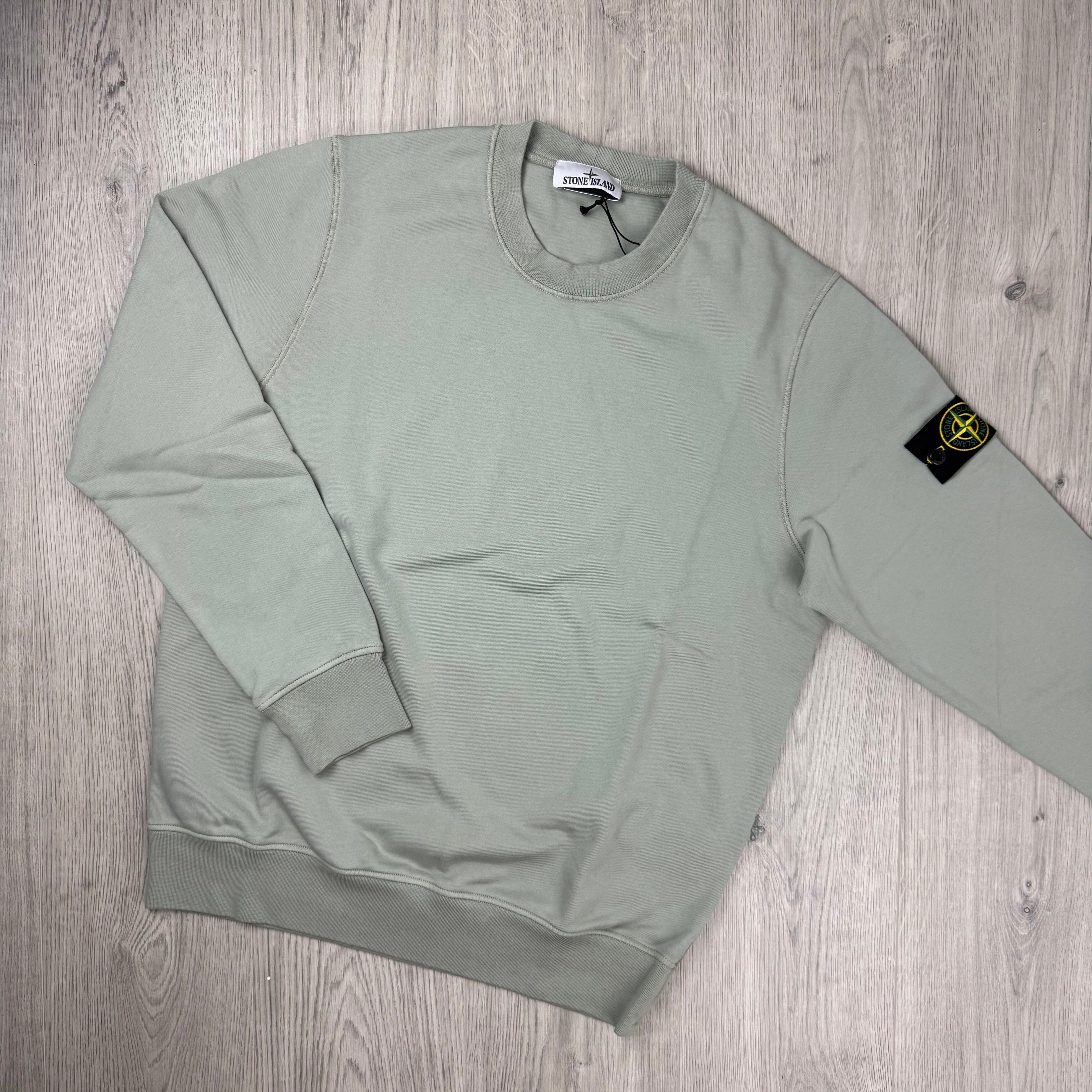 Stone Island Dyed Sweatshirt - Sage