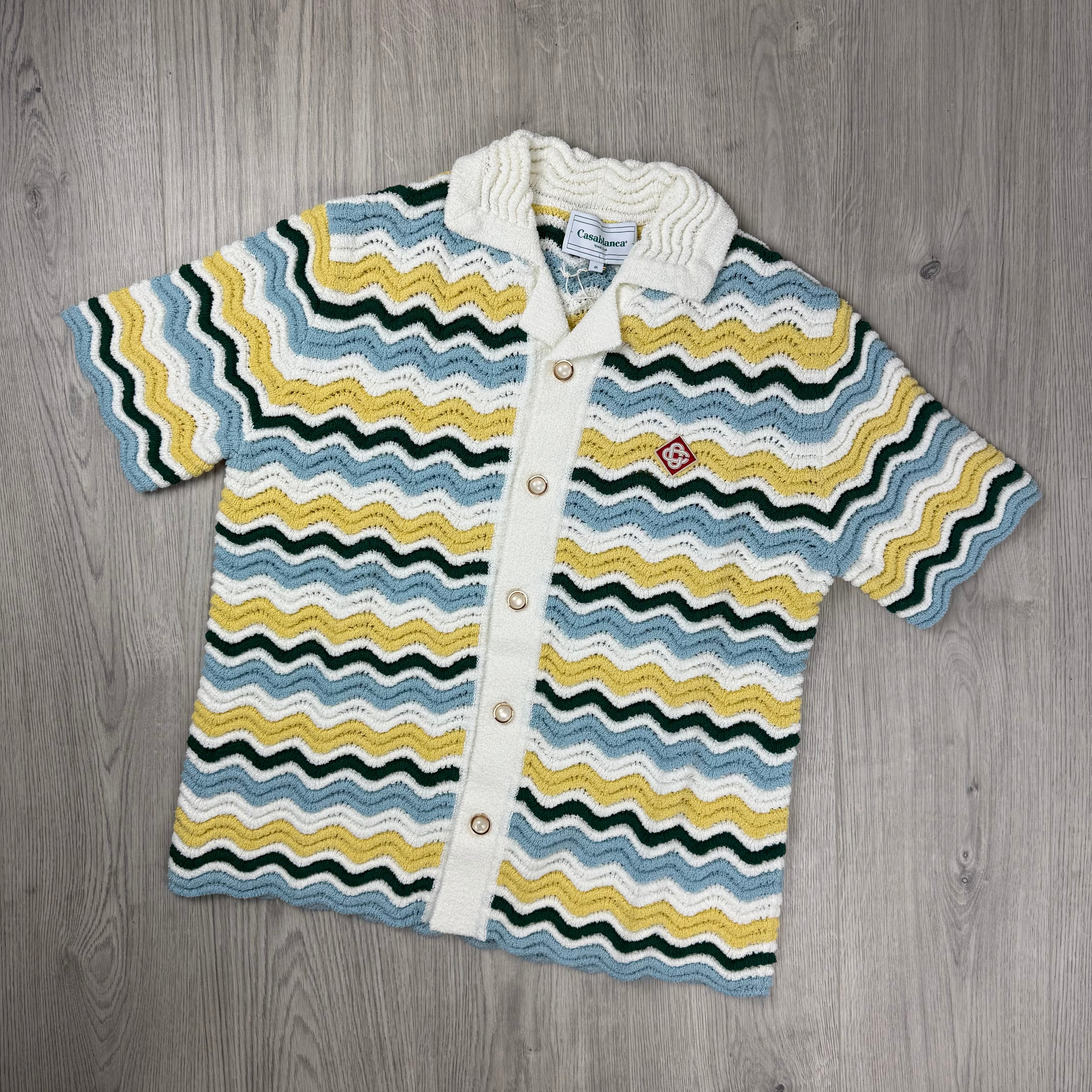 Casablanca 'Wavy' Boucle Shirt - Multicolour