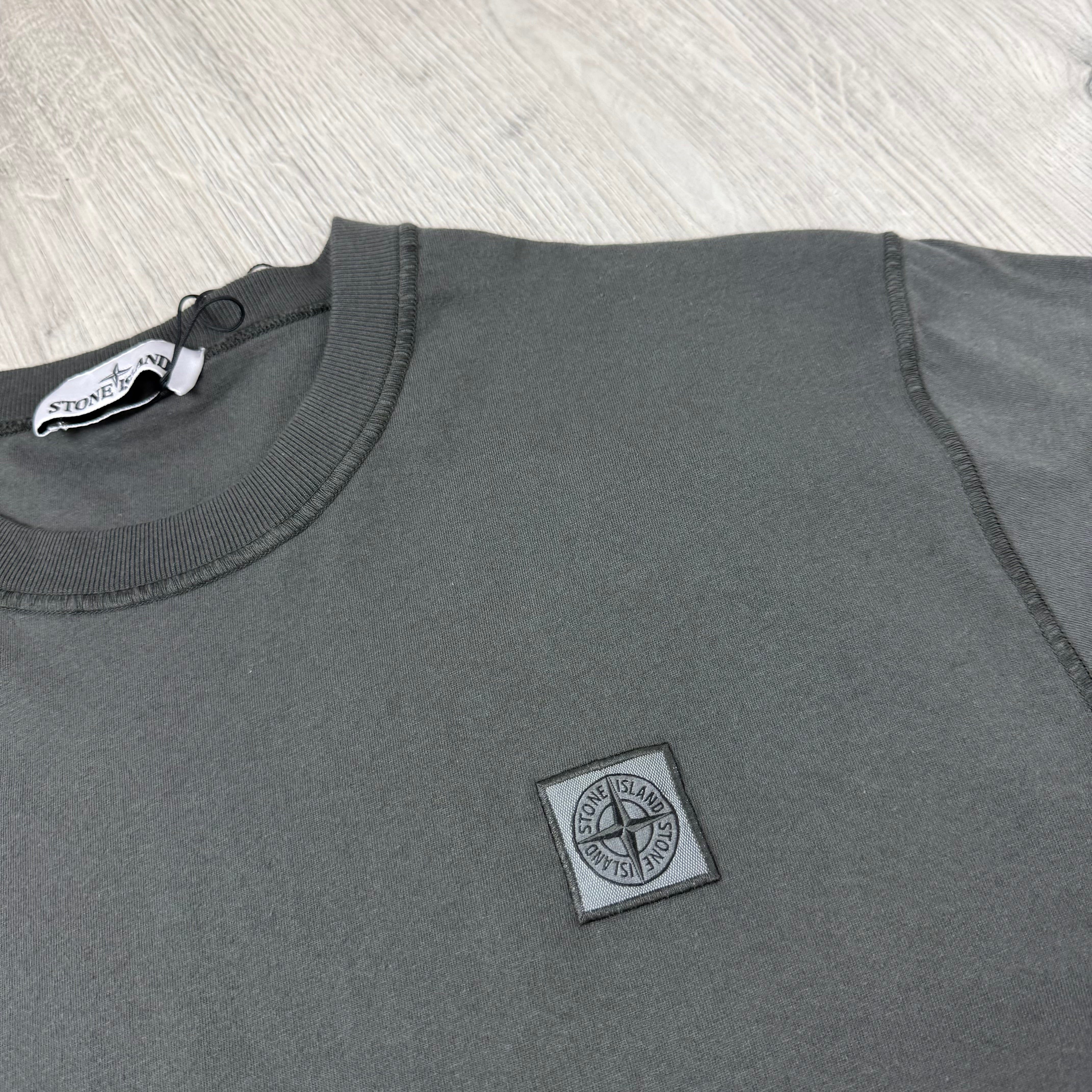Stone Island Patch T-Shirt - Charcoal