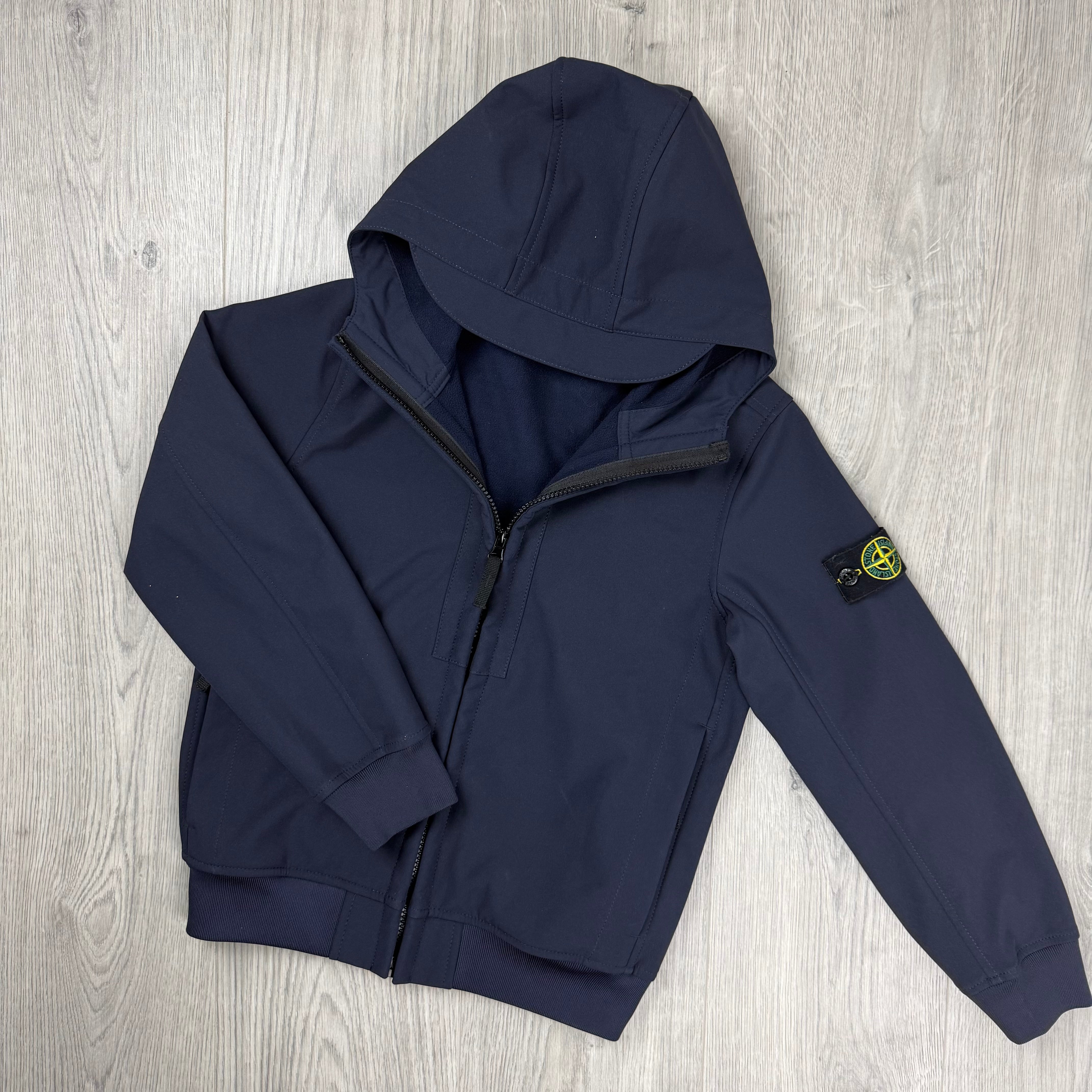 Stone Island Junior Shell Jacket - Navy