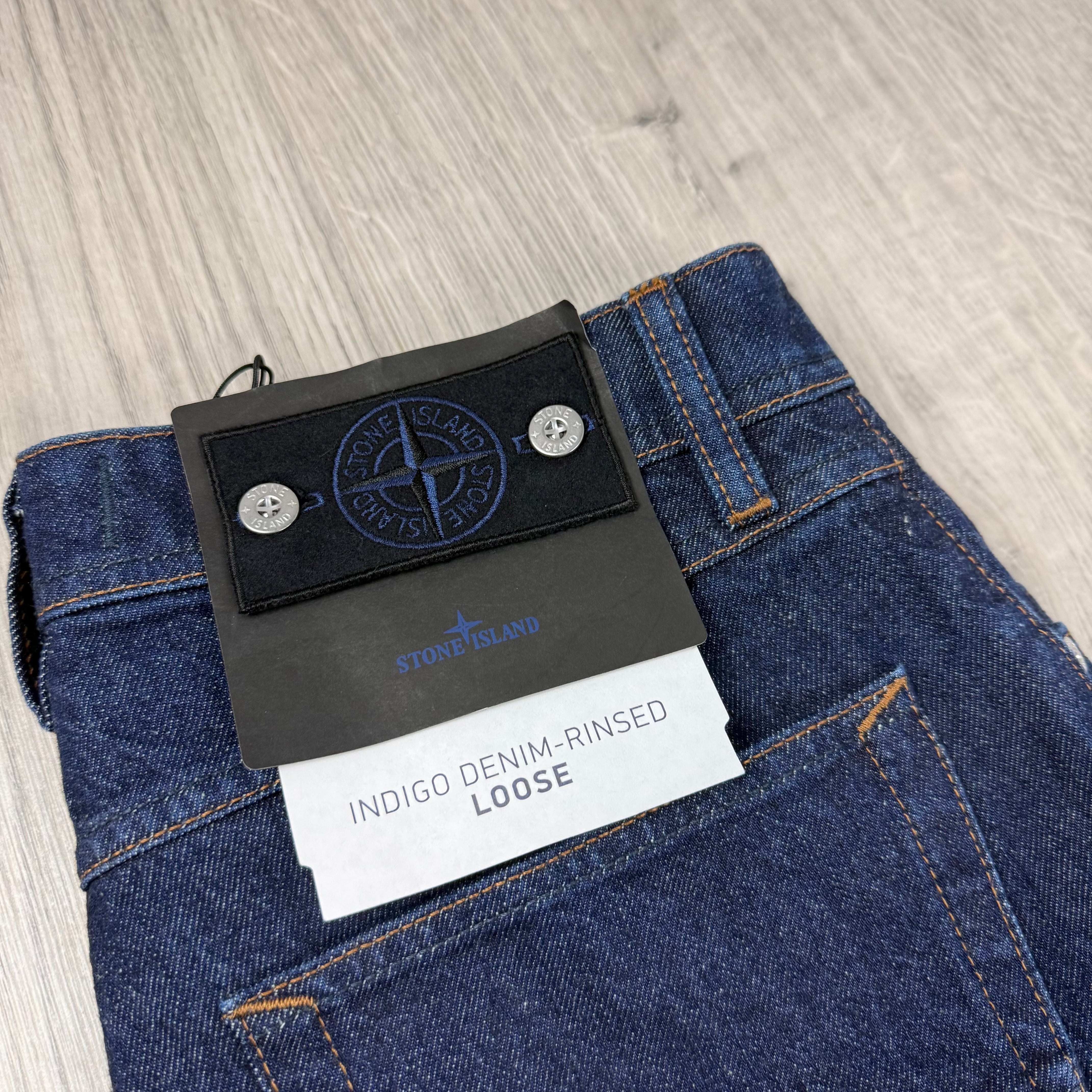 Stone Island Loose Denim Jeans - Indigo