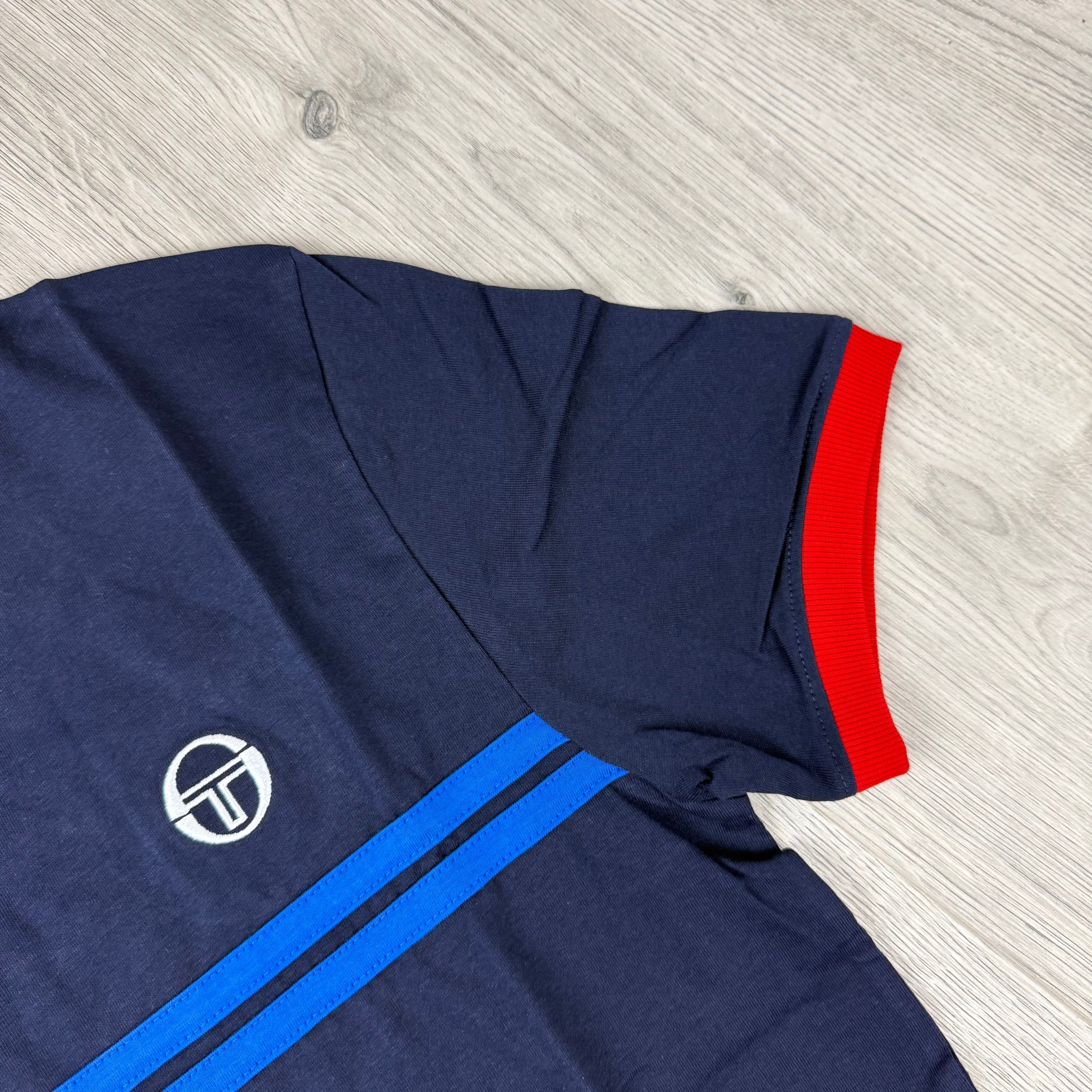 Sergio Tacchini 'Supermac' T-Shirt - Maritime Blue
