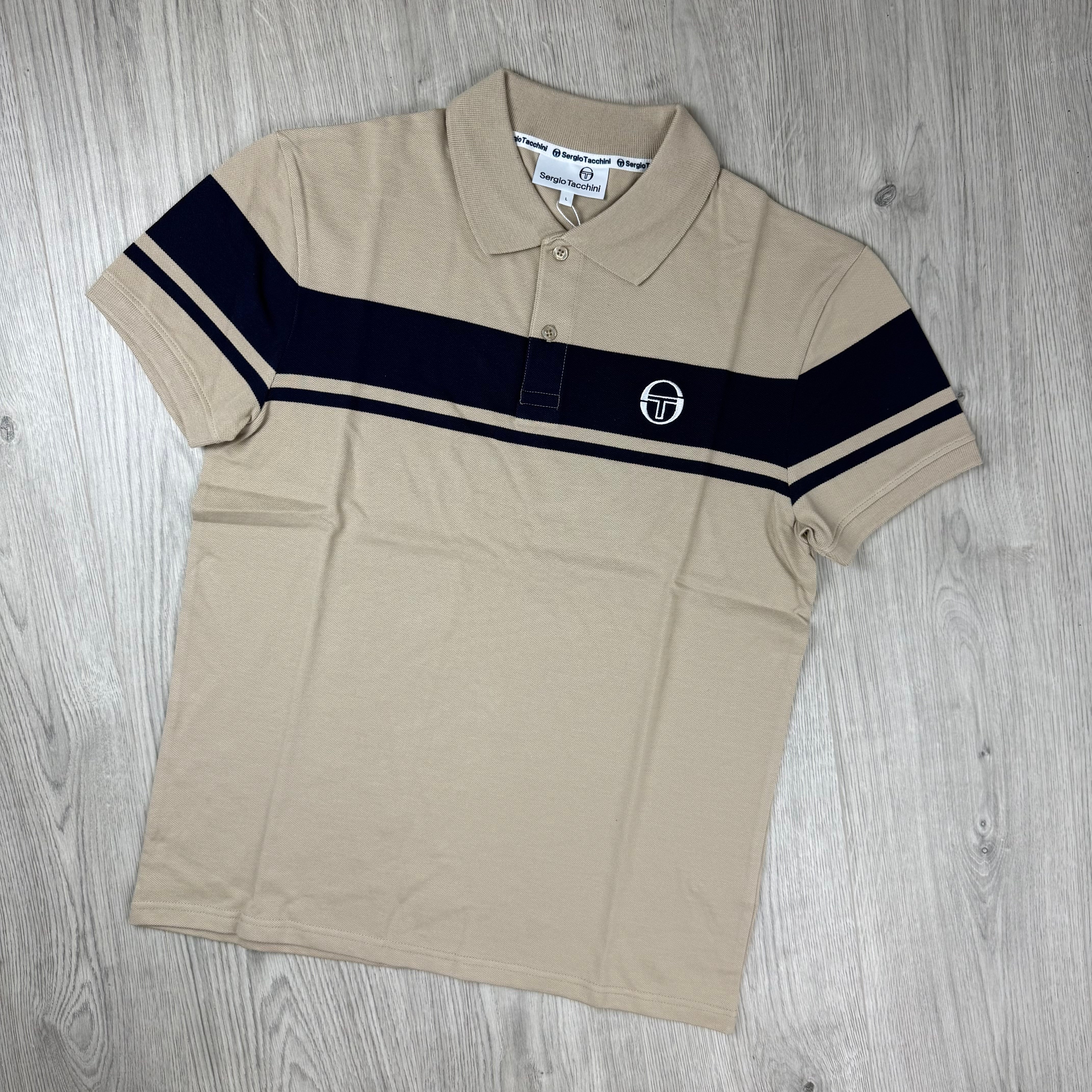 Sergio Tacchini 'Young Line' Polo Shirt - Humus