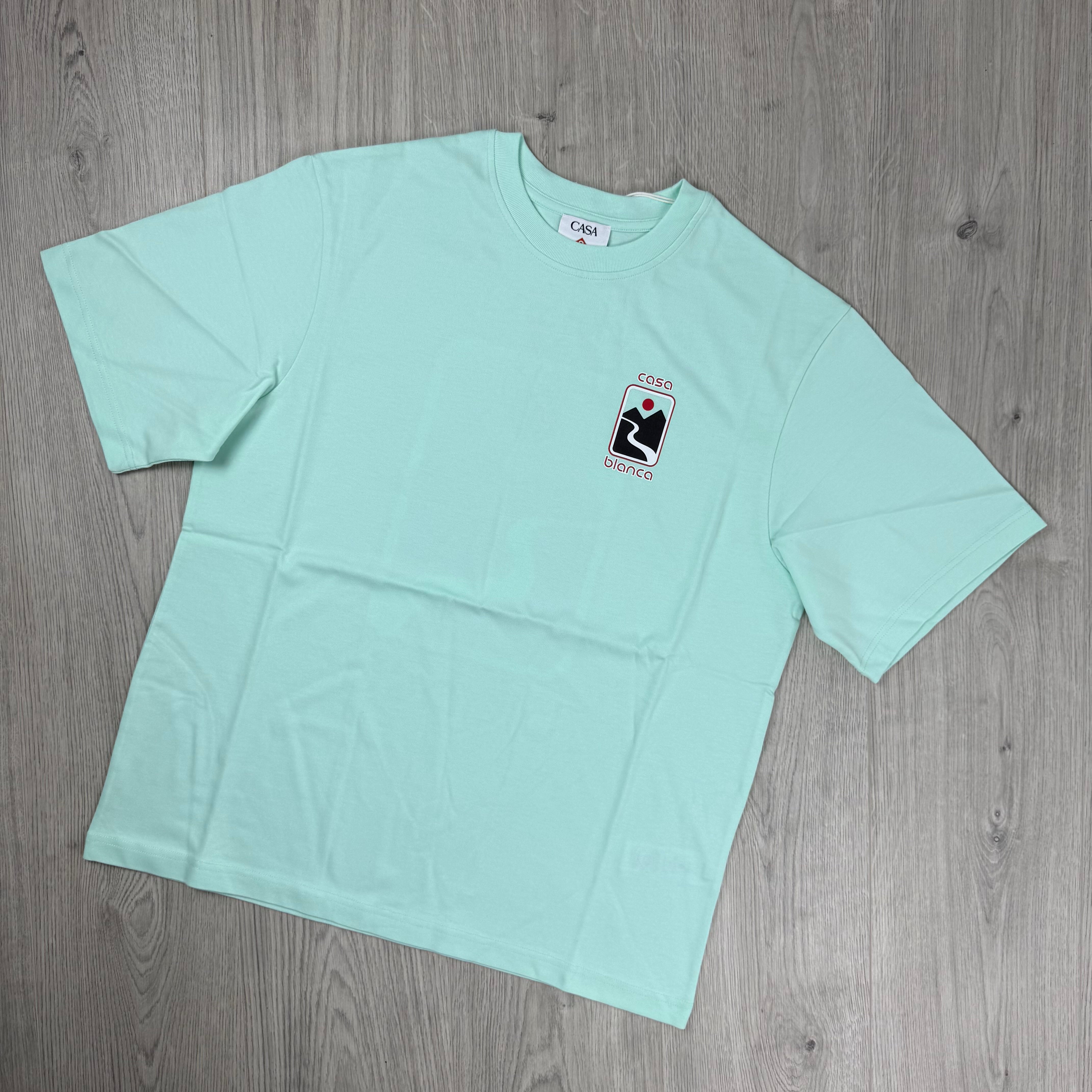 Casablanca 'Sunset Valley' T-Shirt - Mint