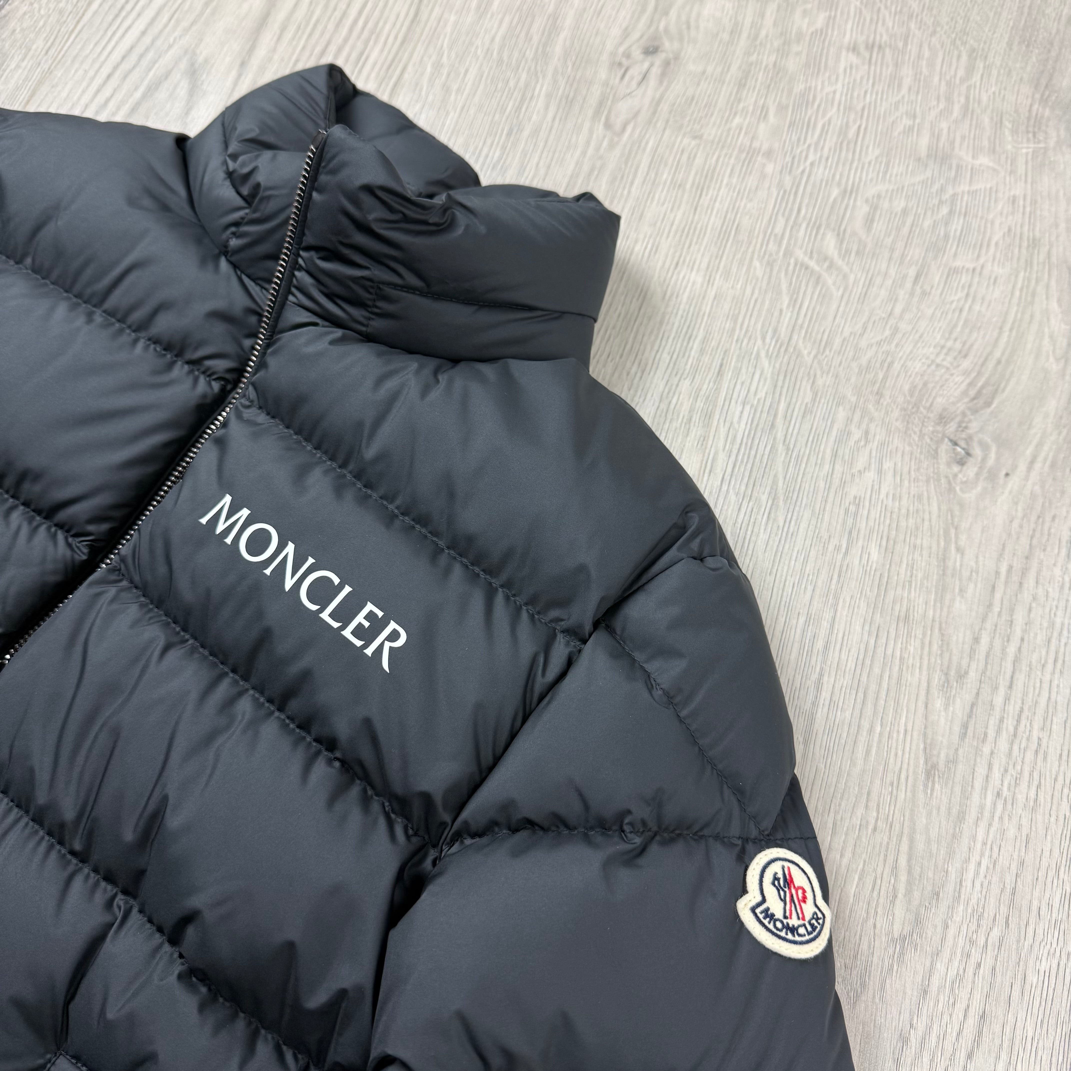 Moncler Junior Bajan Down Jacket - Black